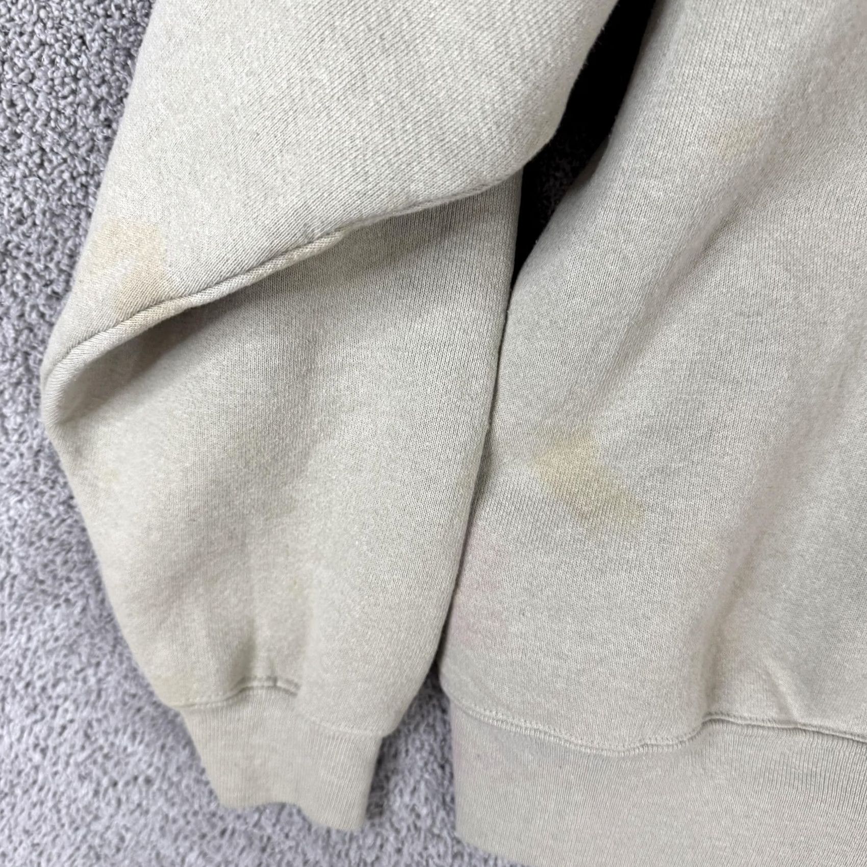 Vintage VINTAGE Abe Sweatshirt Mens Large Beige Horse Western Fleece Crewneck USA Size US L / EU 52-54 / 3 - 2 Thumbnail