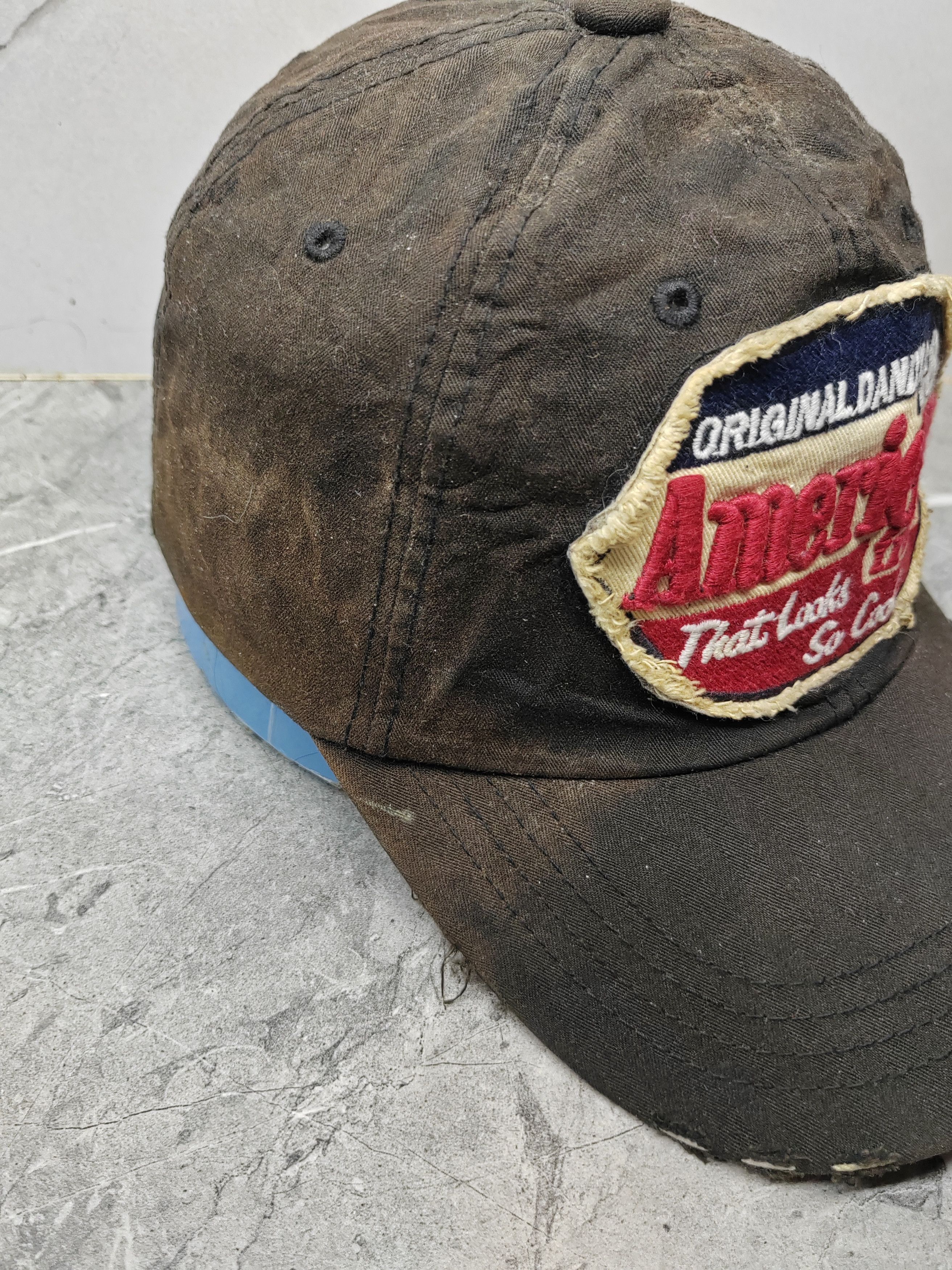 Japanese Brand Vintage Ameircan From Distressed Style Cap Hat Size ONE SIZE - 4 Thumbnail