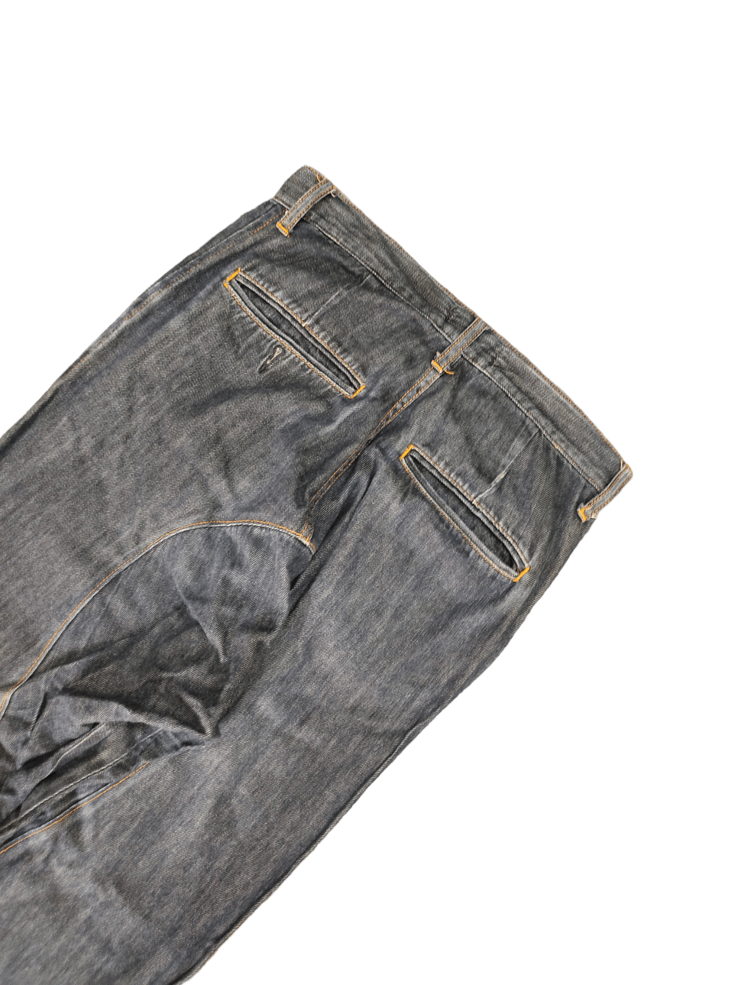 Zucca Zucca Issey Miyake Drop Crotch Comfort Denim Pants Size US 30 / EU 46 - 4 Thumbnail