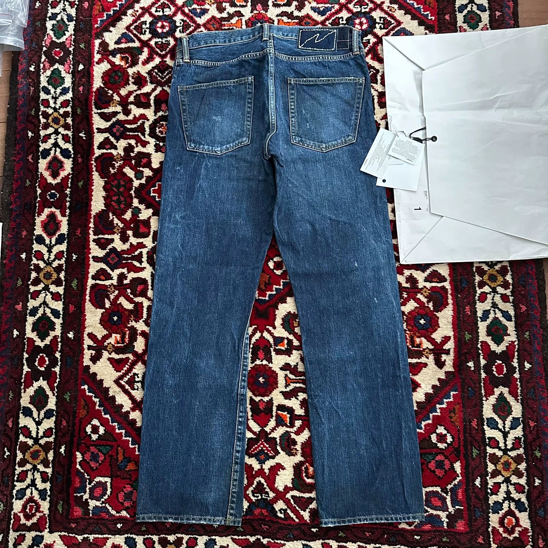 Visvim visvim 19aw DRY3 1 washed jeans oil distressed lightning tag Size US 31 - 3 Thumbnail