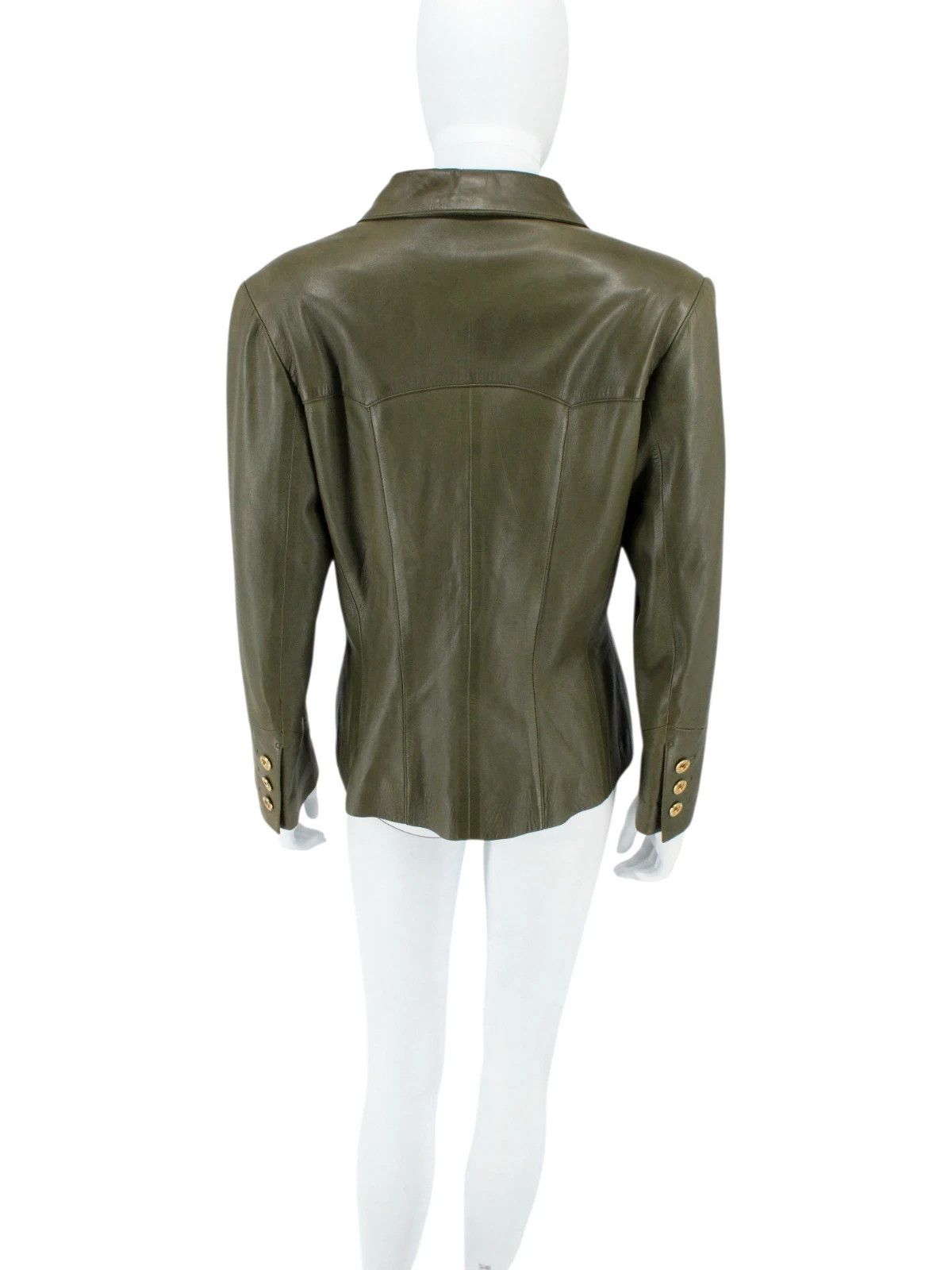 Loewe Loewe Military Leather Jacket Size XL / US 12-14 / IT 48-50 - 4 Thumbnail