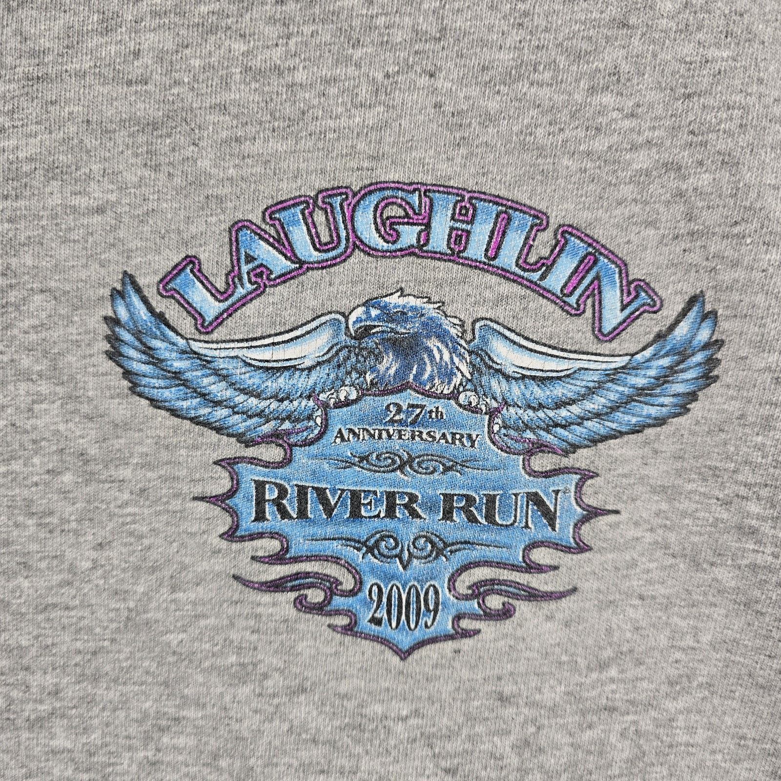 Other Laughlin River Run Shirt XL Biker Long Sleeve Eagle Y2K Size US XL / EU 56 / 4 - 5 Thumbnail