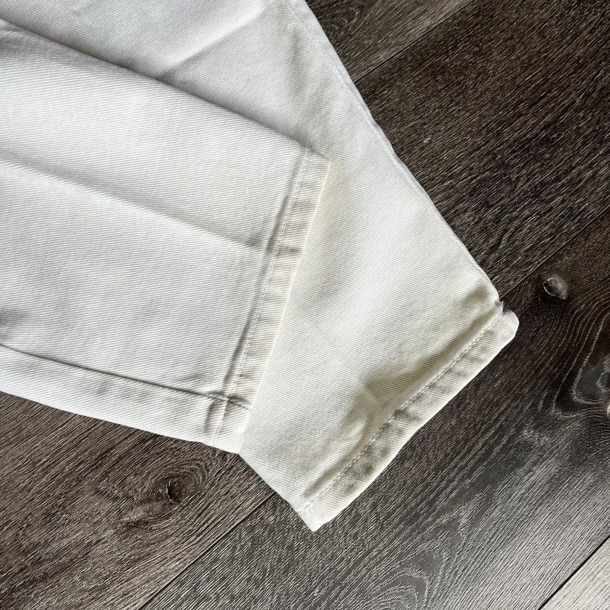Guess × Vintage Vintage 1990s Guess Straight White Denim Jeans Skater 30x34 Size US 30 / EU 46 - 4 Thumbnail