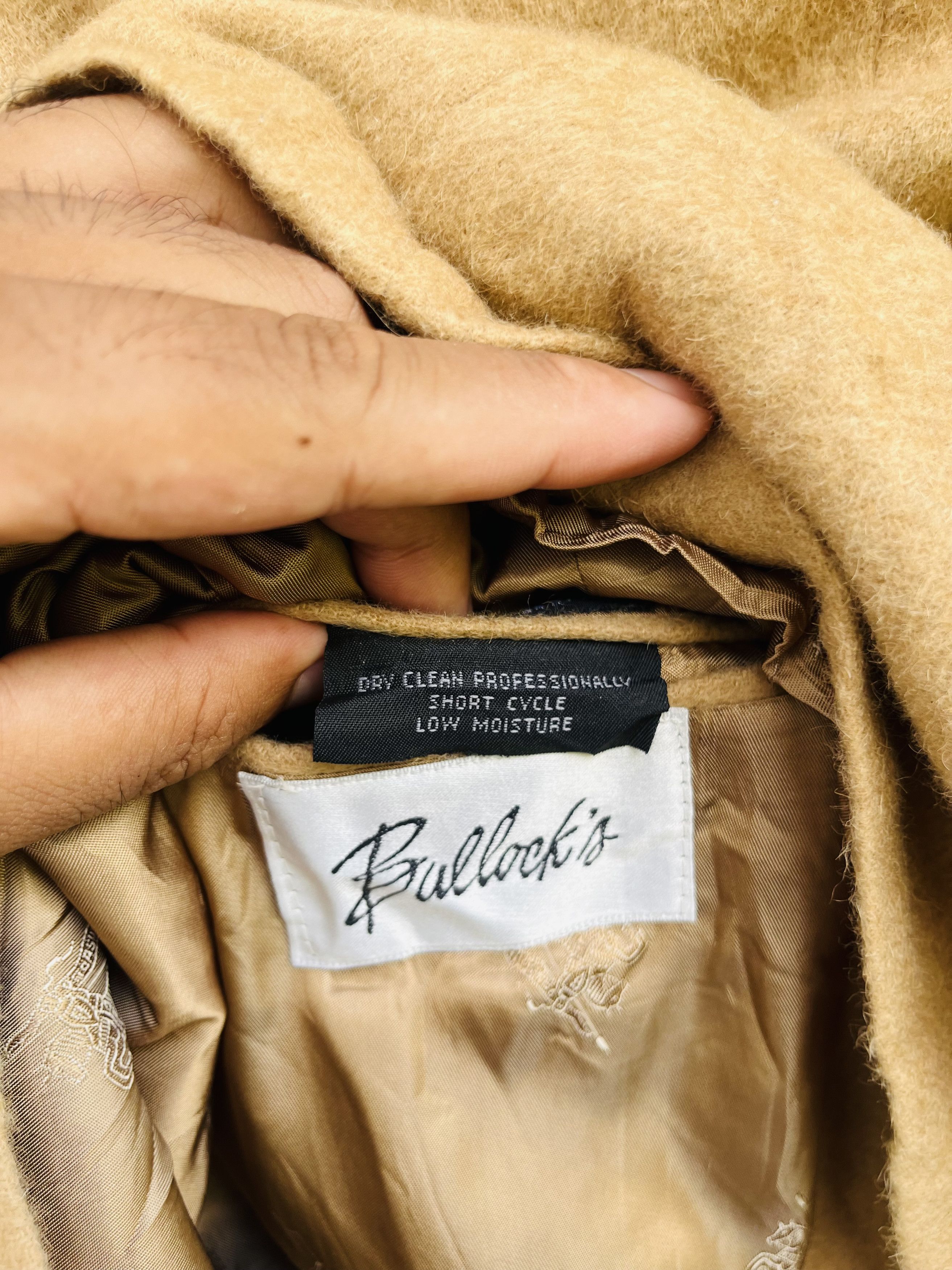 Burberry × Japanese Brand Vintage Burberrys Bullocks 100% Pure Camel Hair Wool Jacket Size US M / EU 48-50 / 2 - 6 Thumbnail