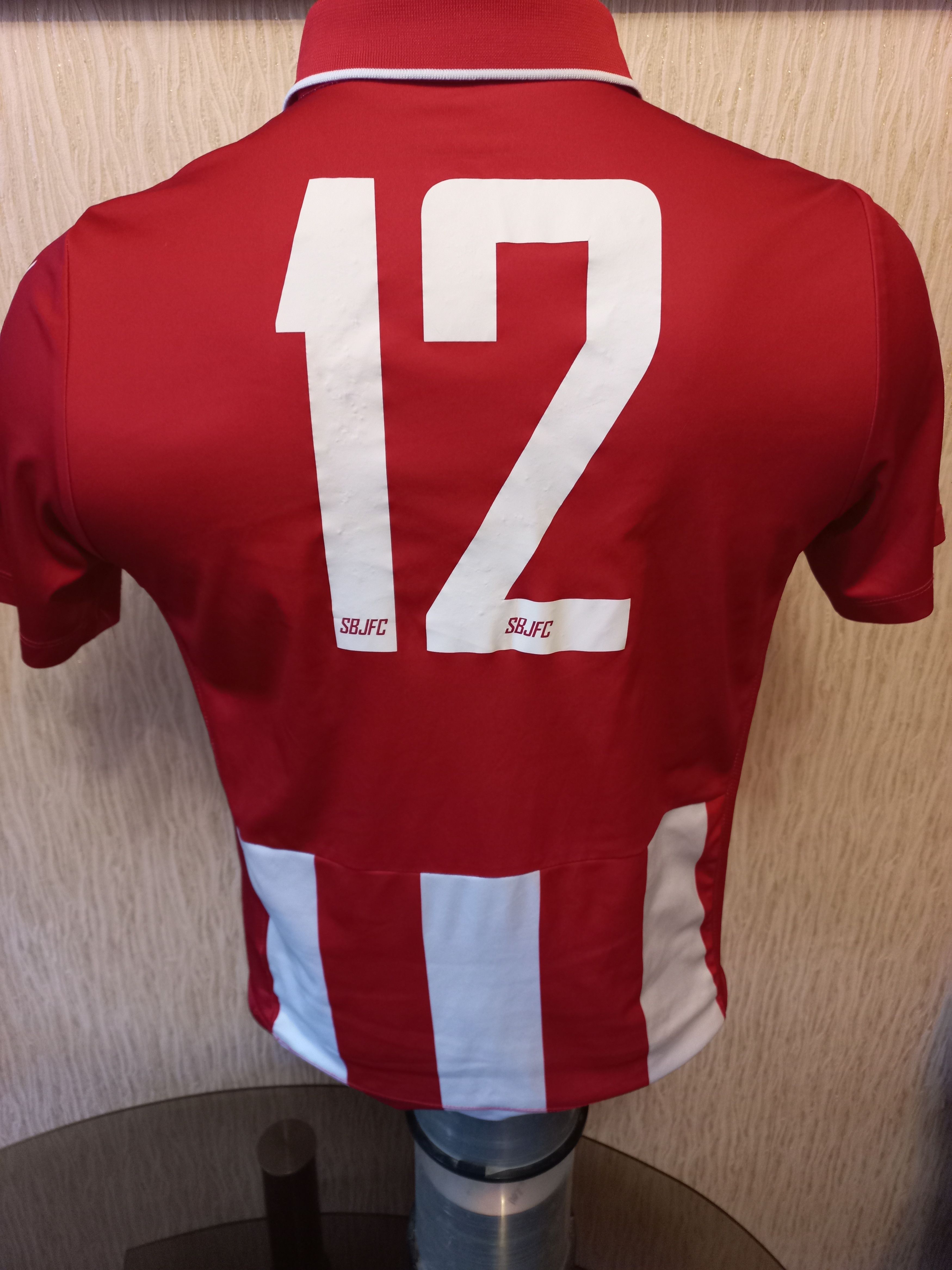 Macron Macron Stevenage Borough Juniors #12 jersey shirt (Size XS) Size US XS / EU 42 / 0 - 3 Thumbnail
