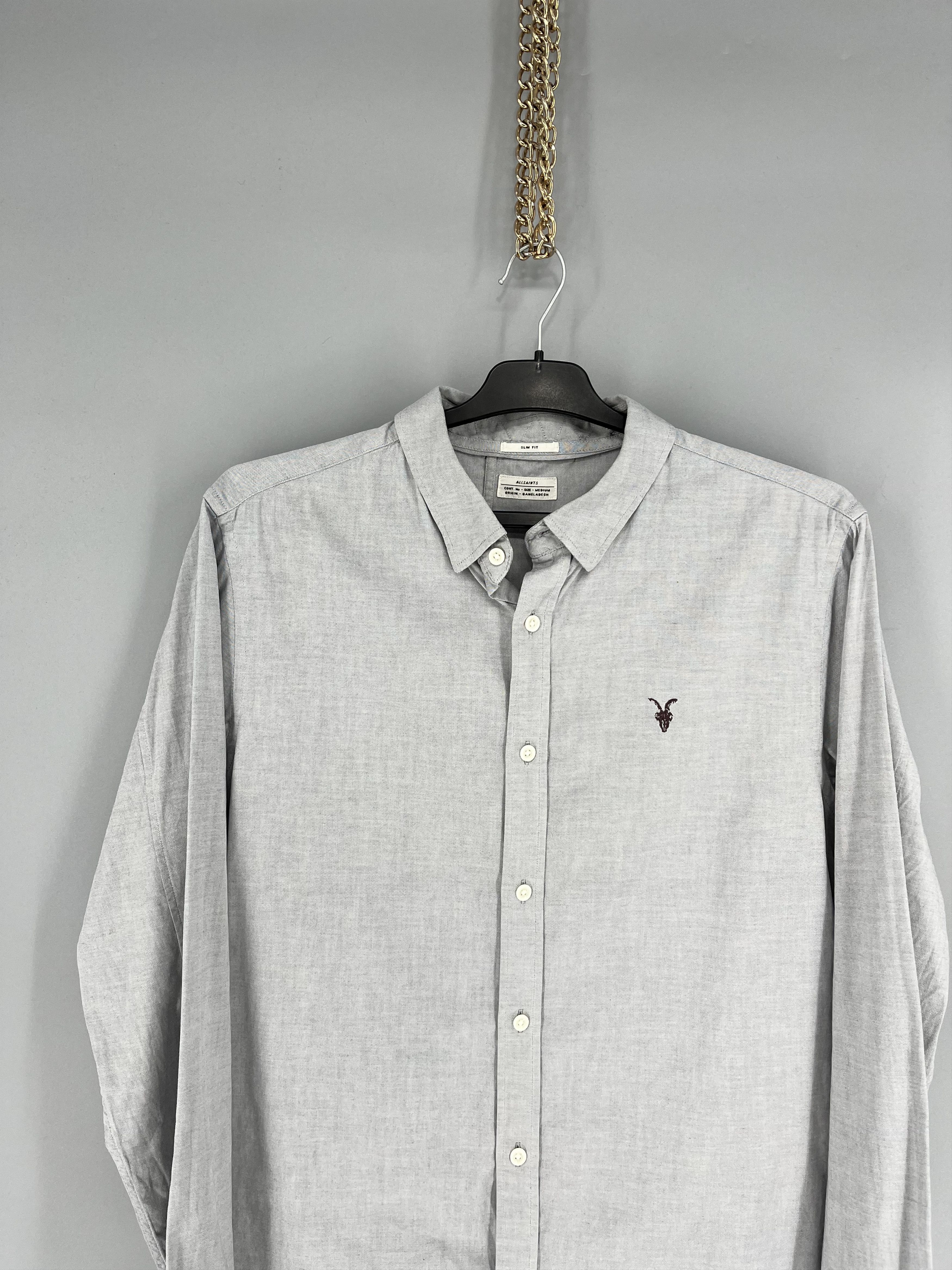 Allsaints Allsaints Shirts Button Up Streetwear Y2k Style Size M Size US M / EU 48-50 / 2 - 6 Thumbnail
