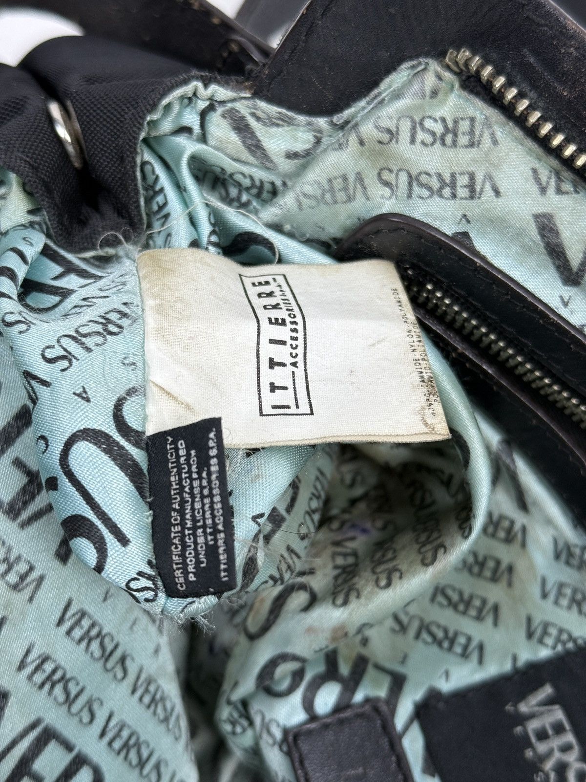 Versus Versace Versace Versus vintage nylon leather baguette bag Size ONE SIZE - 9 Thumbnail