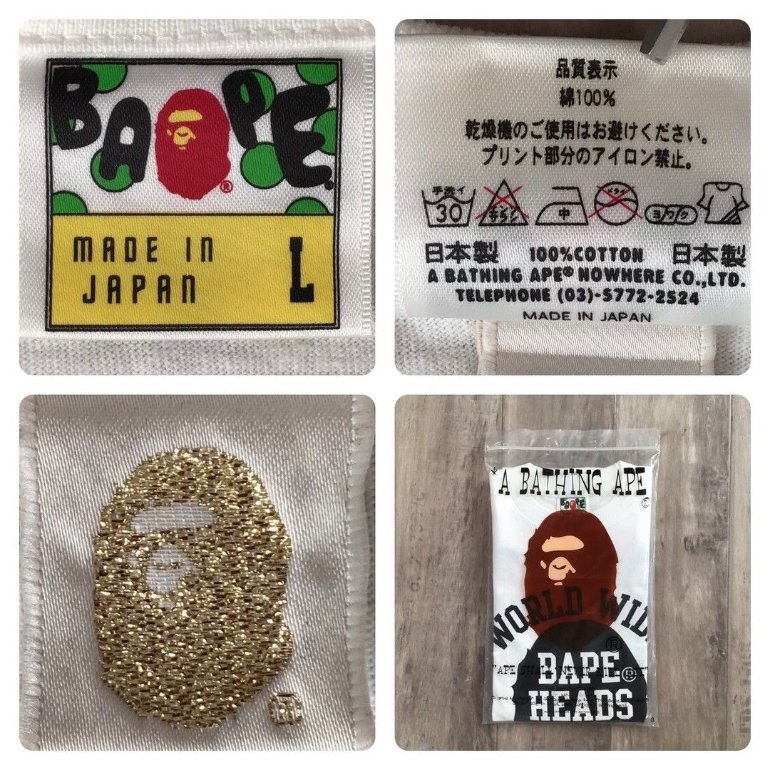 Bape 2008 BAPE HEADS SHOW T-shirt NIGO Pharrell Kanye West NERD Size US L / EU 52-54 / 3 - 8 Thumbnail