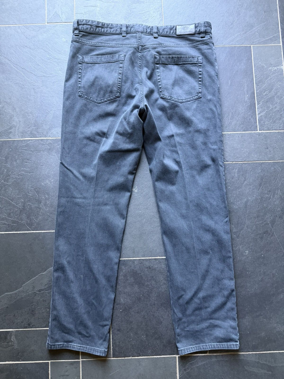 Ermenegildo Zegna Vintage Zegna Light Black Denim Trousers Size US 38 / EU 54 - 4 Thumbnail