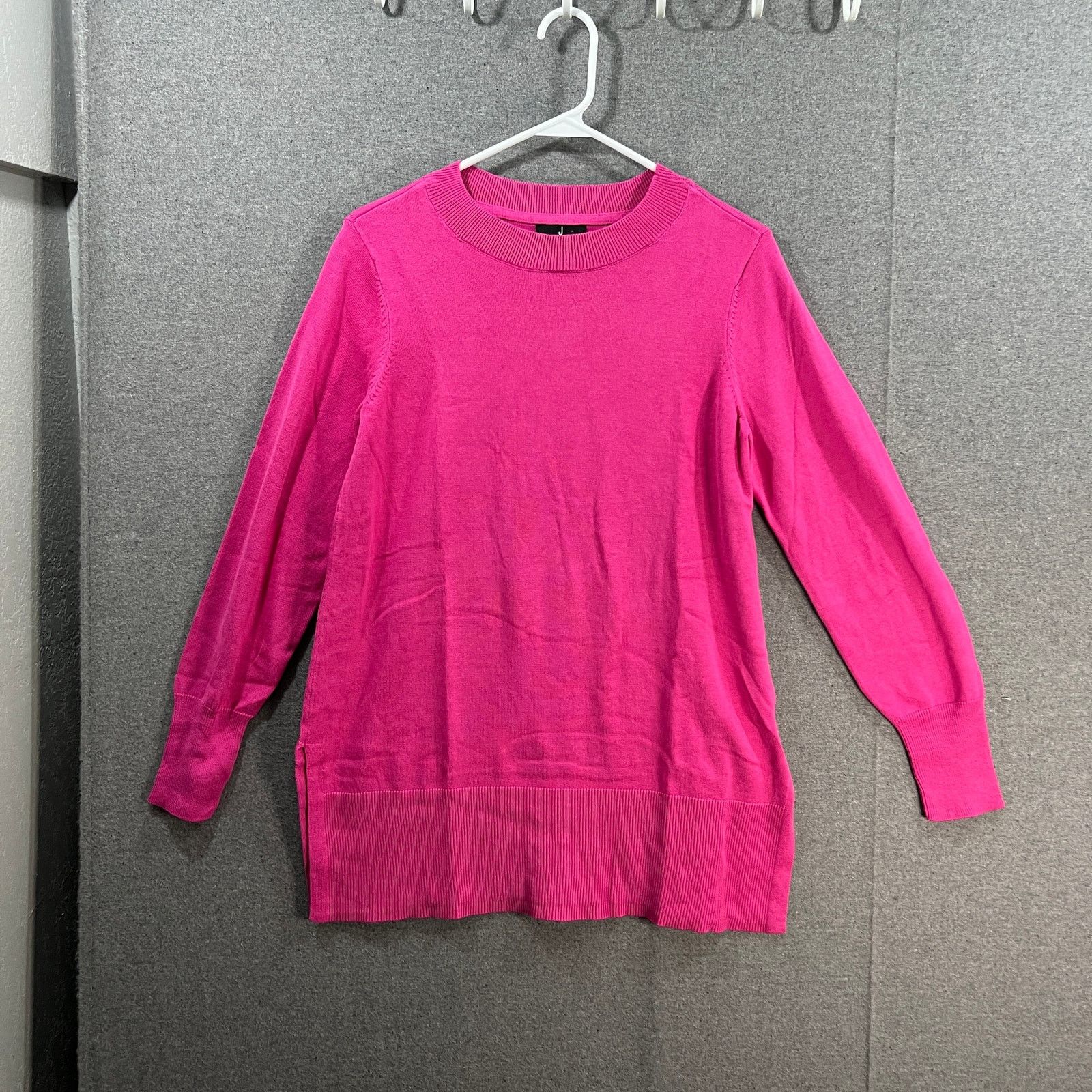 Other J Jason Wu Fine Gauge Tunic Sweater Raspberry Rose, X-Small Size XS / US 0-2 / IT 36-38 - 1 Thumbnail