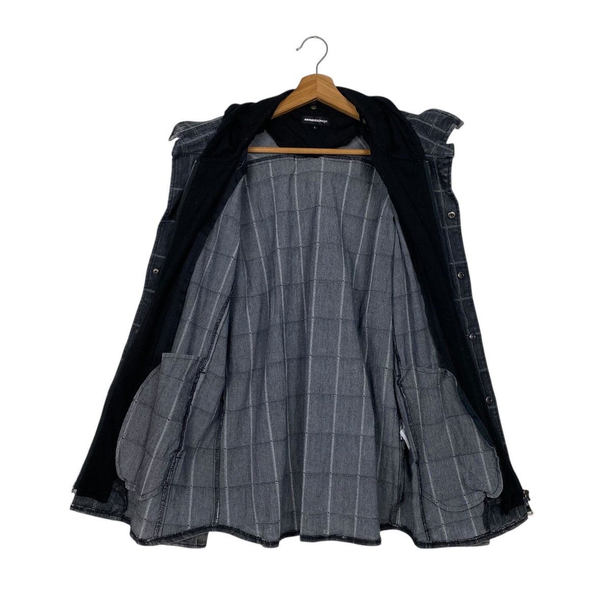 semanticdesign Semantic Design denim hoodie jacket Size US L / EU 52-54 / 3 - 12 Thumbnail