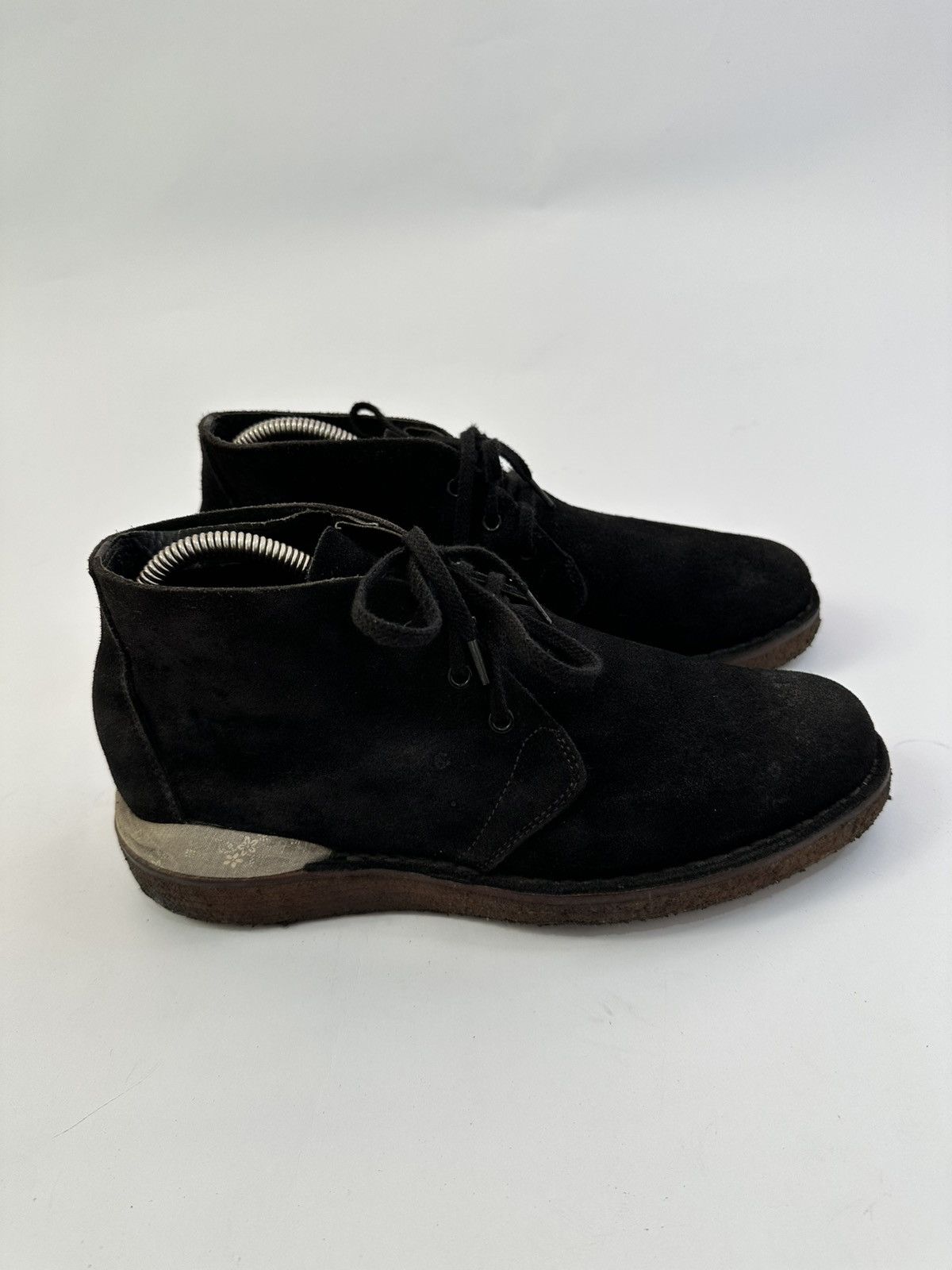 VISVIM ISDT FOLK BOOT BLACK SIZE 8