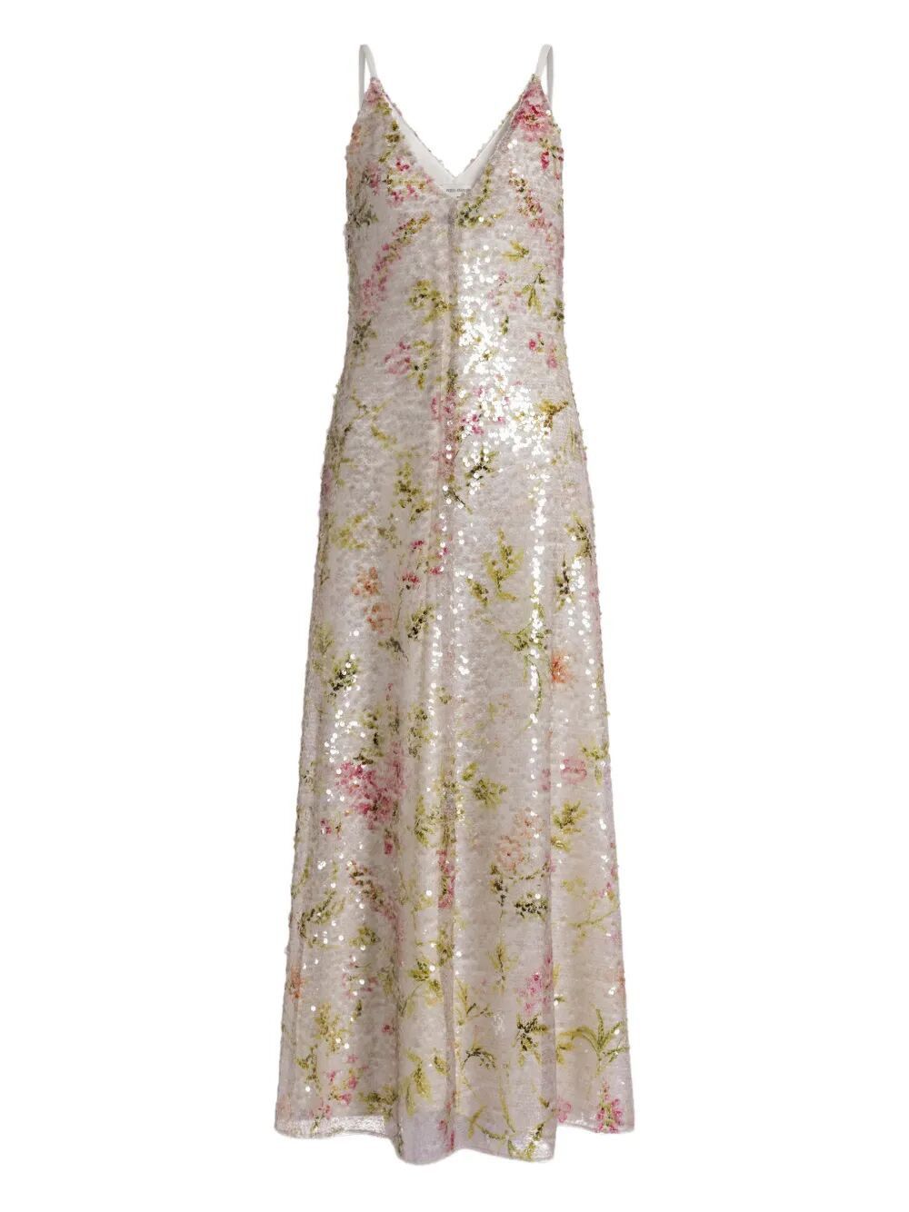 Alberta Ferretti PRINTED SEQUINS LONG DRESS Size M / US 6-8 / IT 42-44 - 1 Thumbnail