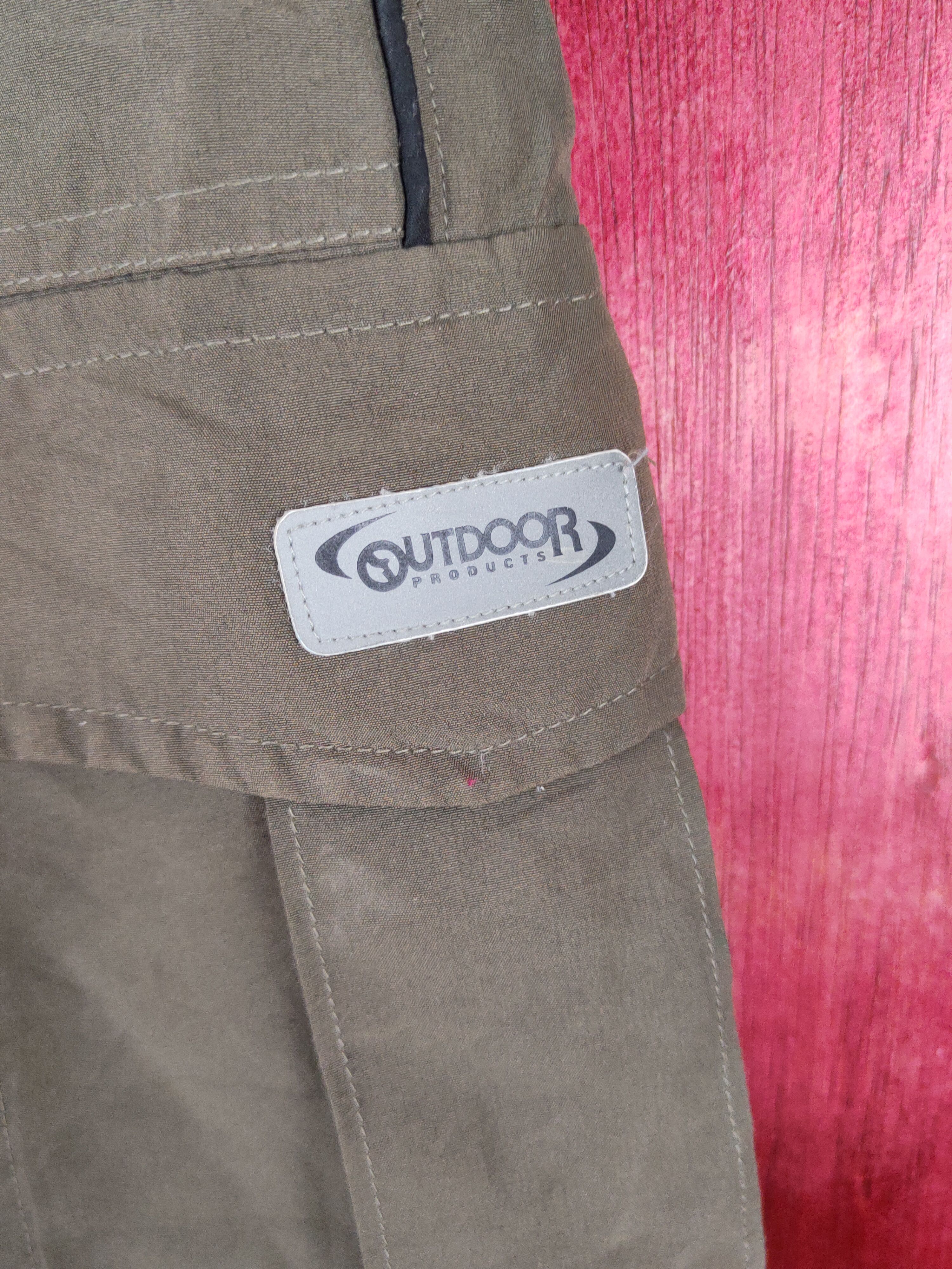 Japanese Brand Outdoor Olive Multipocket Sweatpants #S1351 Size US 28 / EU 44 - 5 Thumbnail