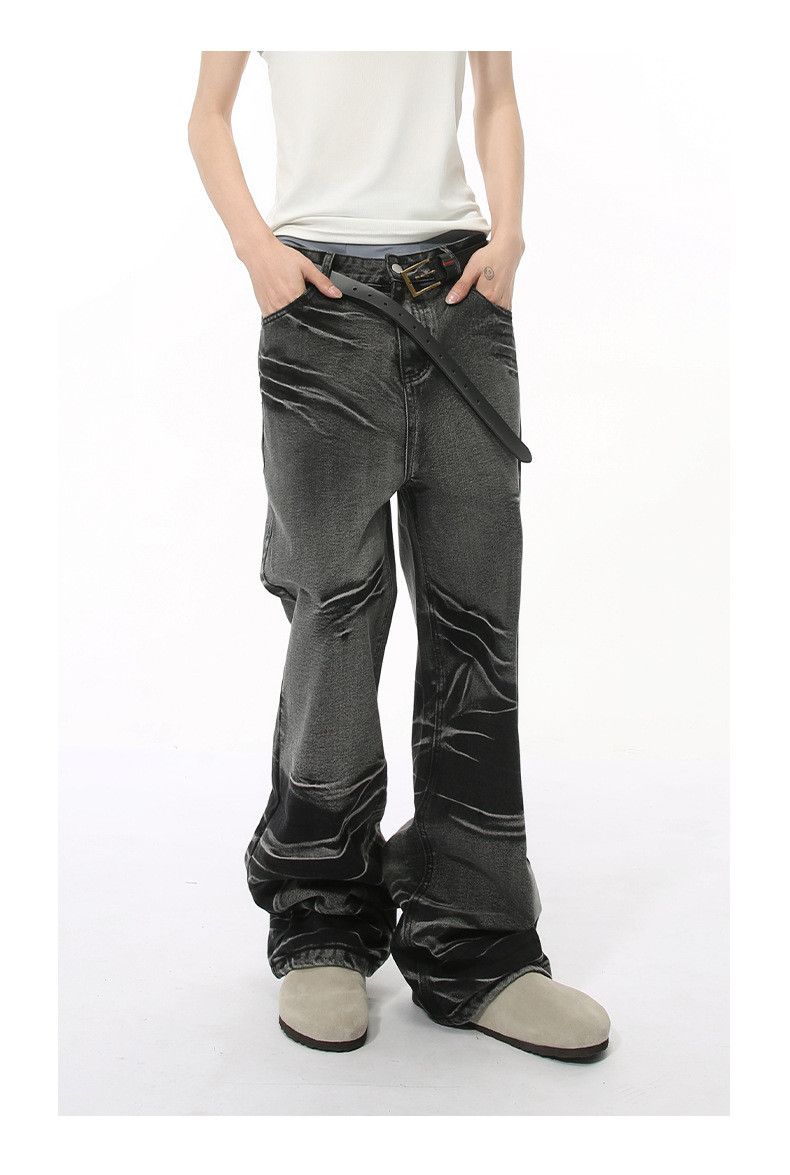 Japanese Brand × Jean High street tie-dye fashion straight casual jeans Size US 32 / EU 48 - 1 Thumbnail
