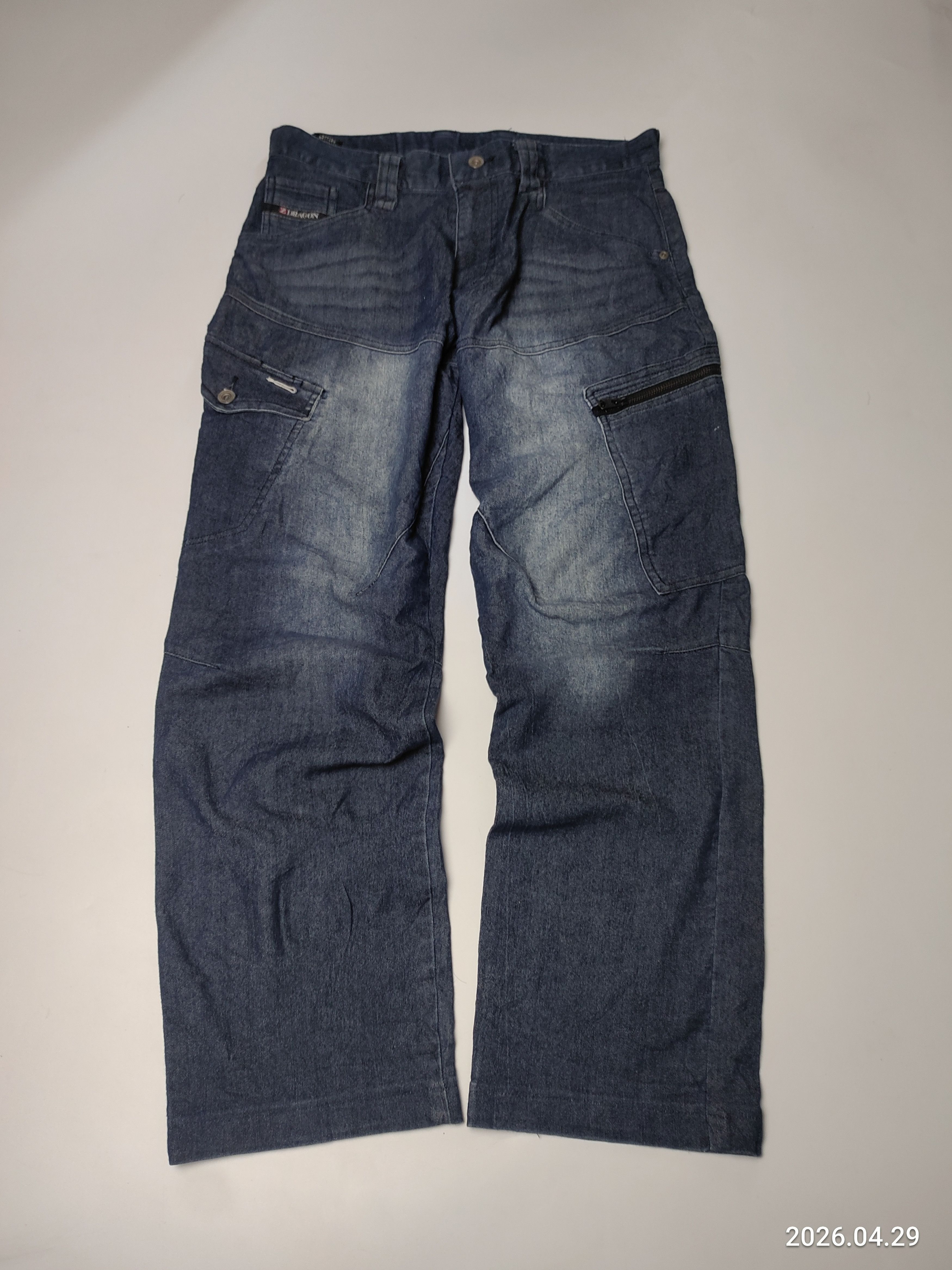 Japanese Brand Vintage Z Dragon 6 Pockets Stratchable Jeans Size US 32 / EU 48 - 1 Thumbnail