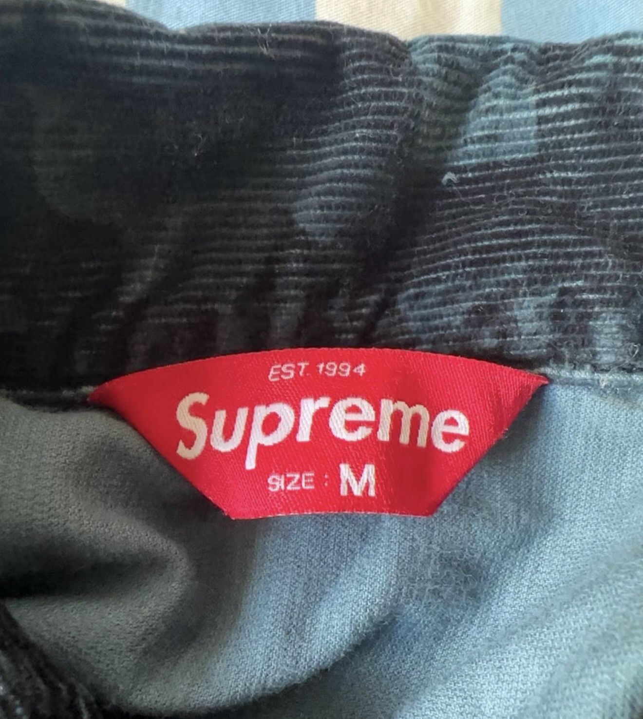 Supreme Supreme 18ss vibrations corduroy Trucker work jacket Size US M / EU 48-50 / 2 - 3 Thumbnail