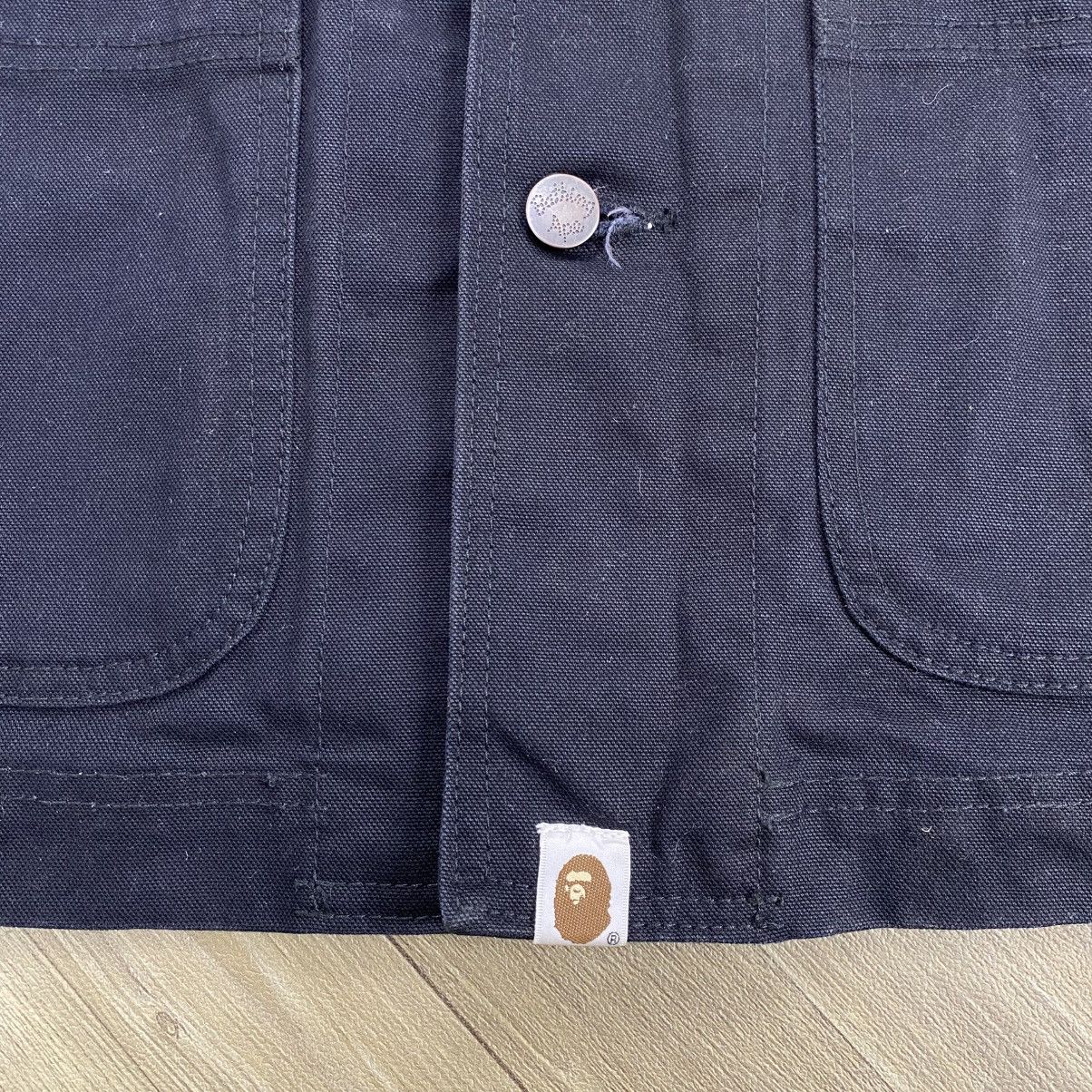 Bape 2000s A Bathing Ape Bape Chore Denim Jacket Size US M / EU 48-50 / 2 - 5 Thumbnail