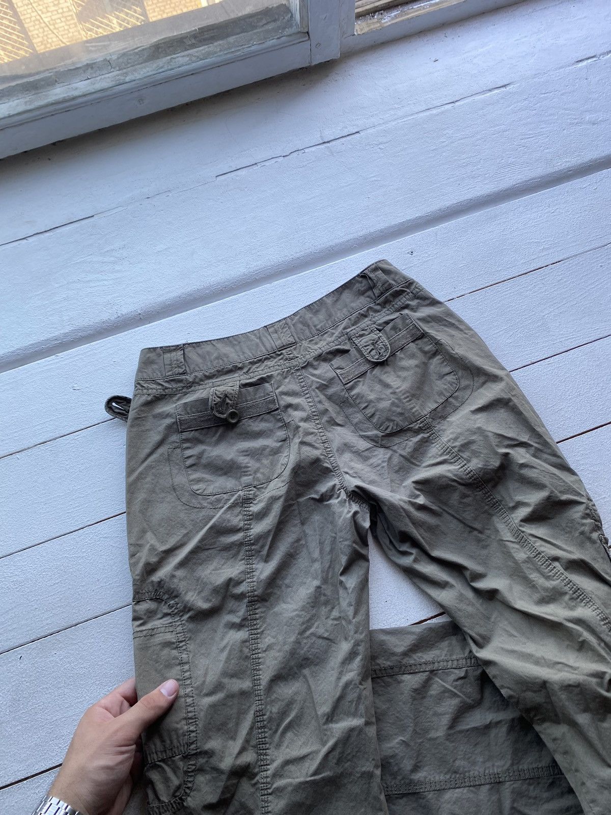 Other 🔥Gothic Punk Opium Flared Bell Bootcut Gorpcore Cargo Pants Size 30" / US 8 / IT 44 - 13 Thumbnail