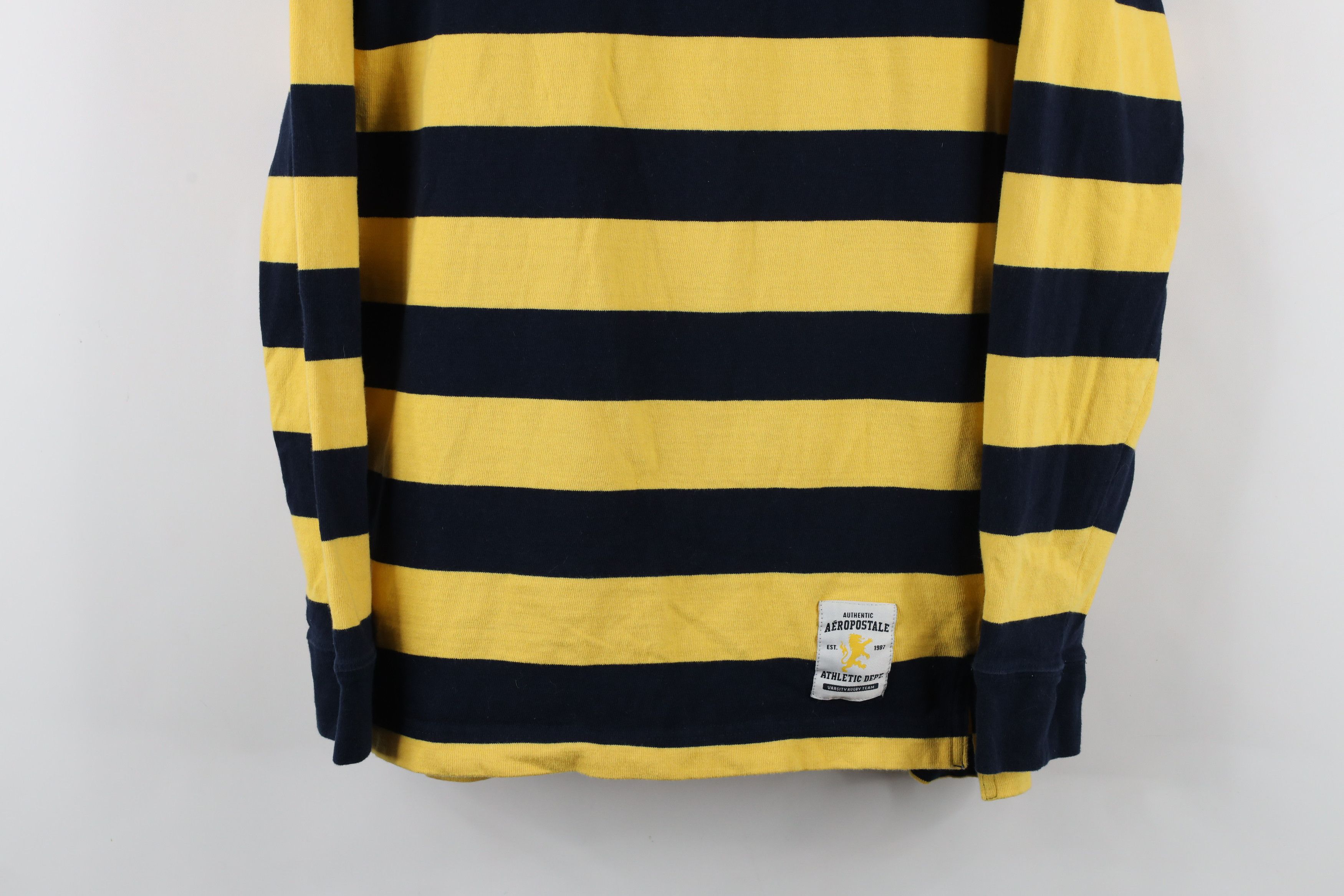 Aeropostale × Vintage Vintage 90s Y2K Aeropostale Long Sleeve Rugby Polo Shirt Size US S / EU 44-46 / 1 - 3 Thumbnail