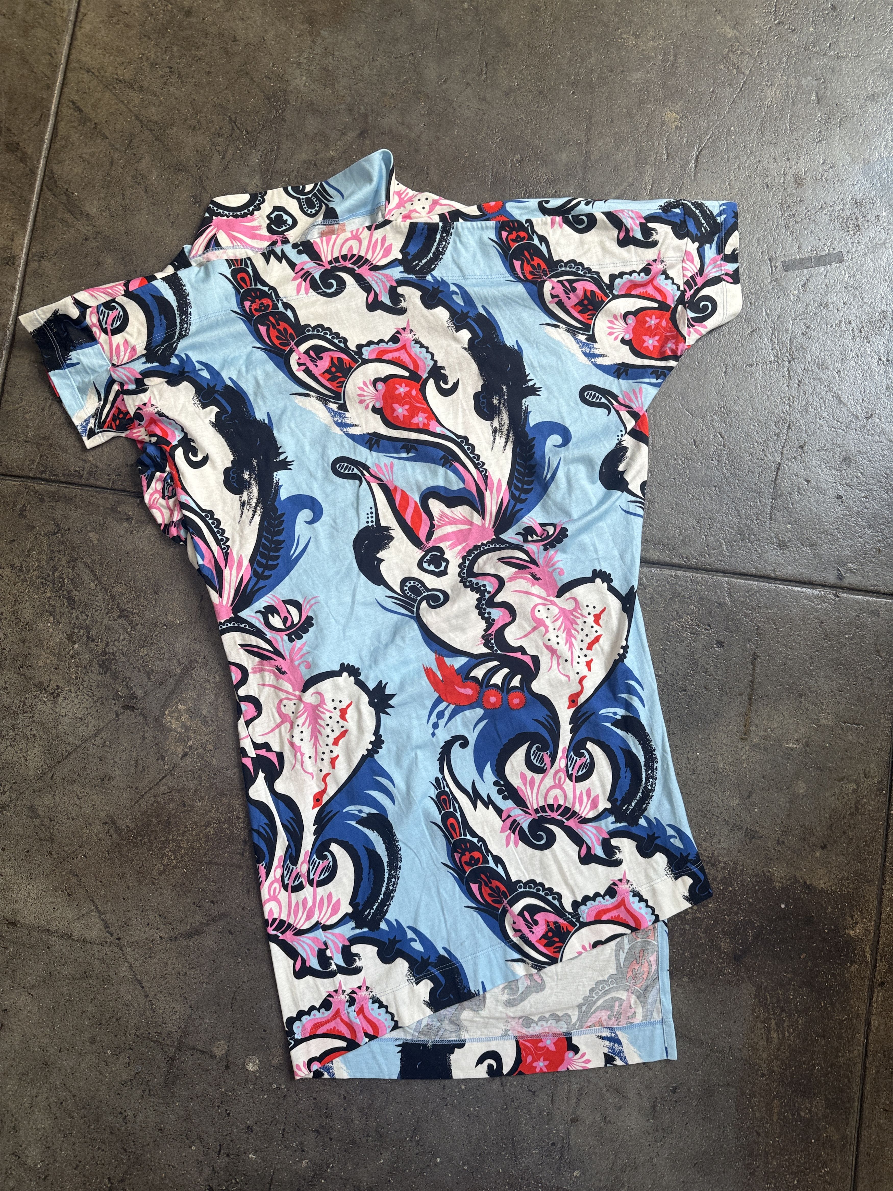 Vivienne Westwood 1/1 Sample Anglomania Crazy Assymetrical Shirt Dress Size M / US 6-8 / IT 42-44 - 1 Thumbnail