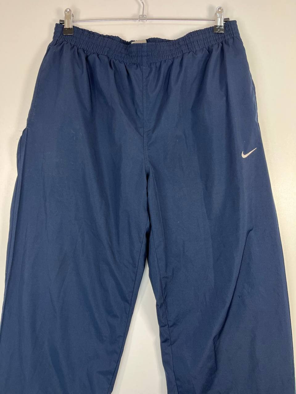 Nike Nike Vintage Track Pants Navy Blue Elastic Waist Size M Size US 40 / EU 56 - 2 Thumbnail
