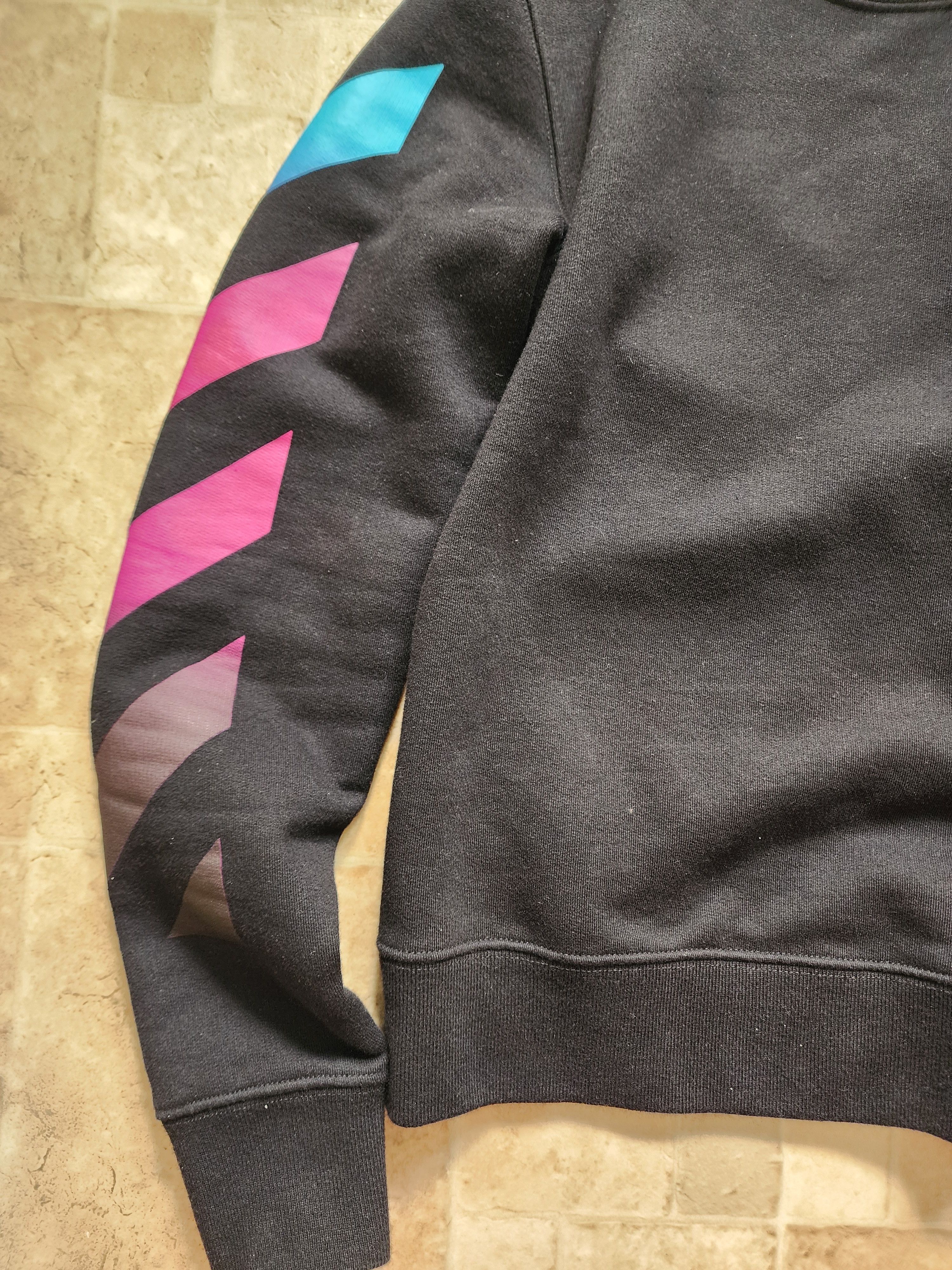Off-White OFF-WHITE GRADIENT DIAG SWEATSHIRT SIZE XS Size US XS / EU 42 / 0 - 5 Thumbnail