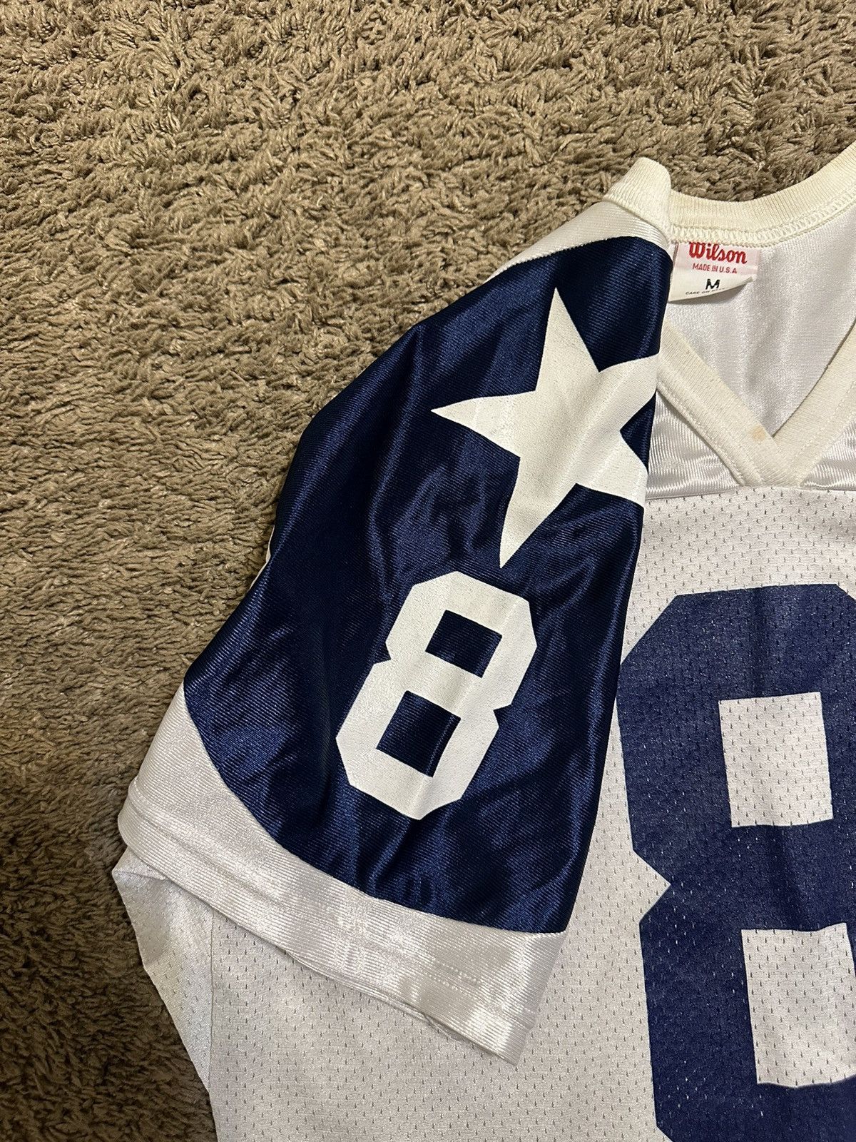 NFL × Vintage × Wilson Vintage NFL Wilson Dallas Cowboys jersey 90s size medium Size US M / EU 48-50 / 2 - 4 Thumbnail