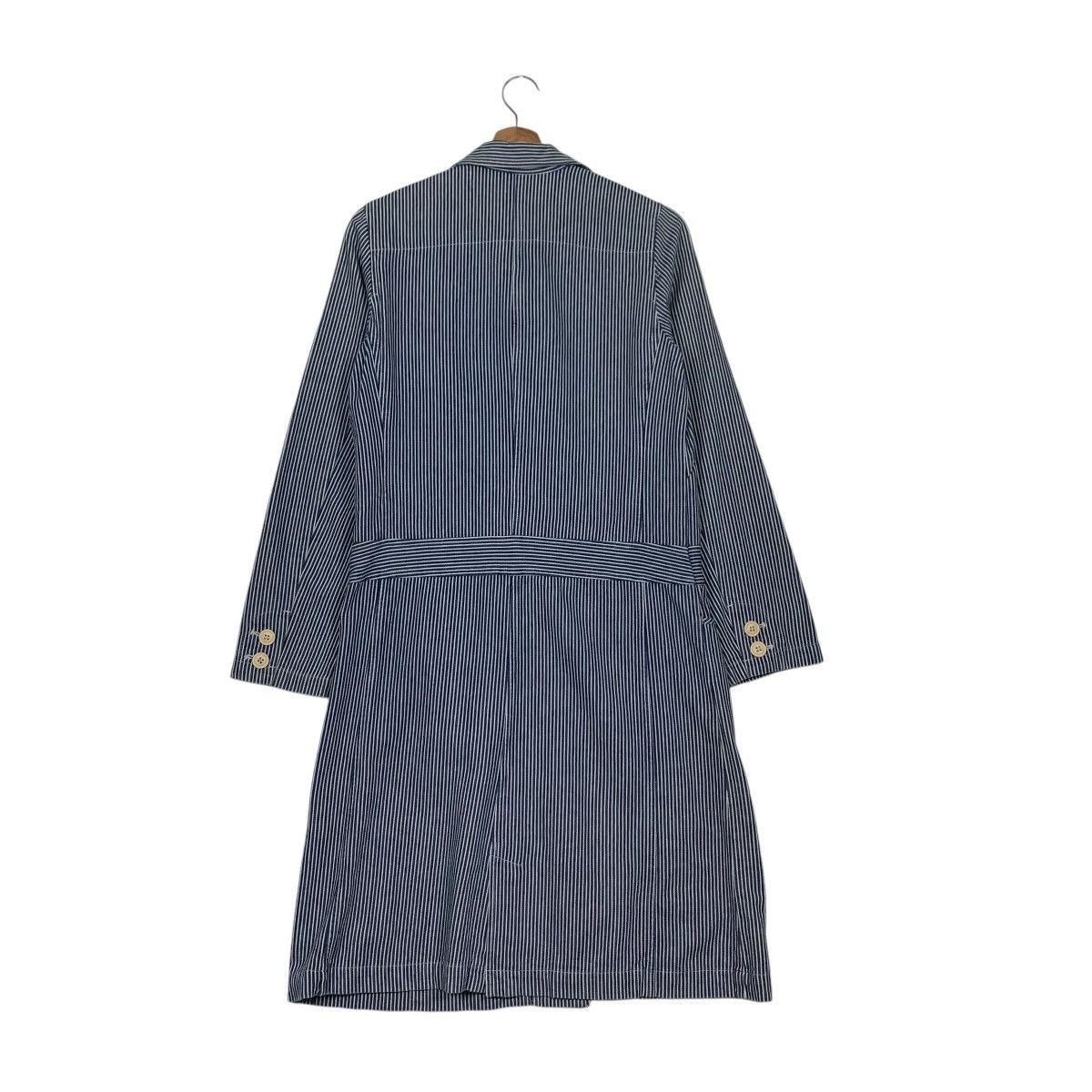 Japanese Brand POU DOU DOU Hickory Striped Long Coat #2327-C104 Size M / US 6-8 / IT 42-44 - 8 Thumbnail
