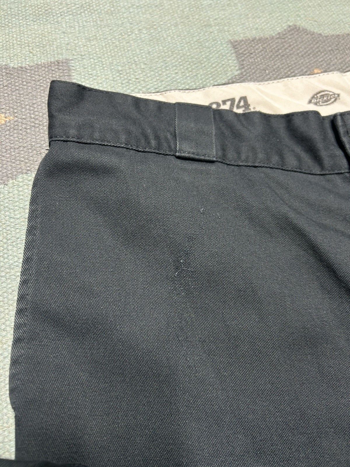 Vintage Dickies 874 original fit work pants black straight 38x31 Size US 38 / EU 54 - 6 Thumbnail