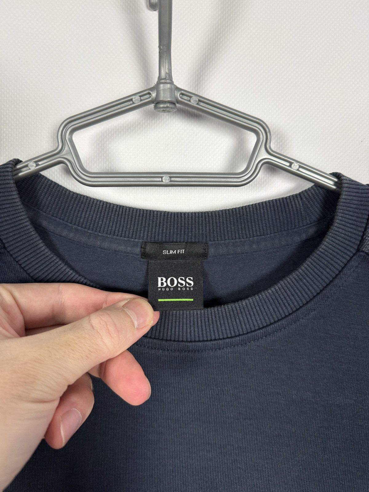 Hugo Boss BOSS Hugo Boss Crewneck Sweatshirt Pullover Big Print Size L Size US L / EU 52-54 / 3 - 7 Thumbnail
