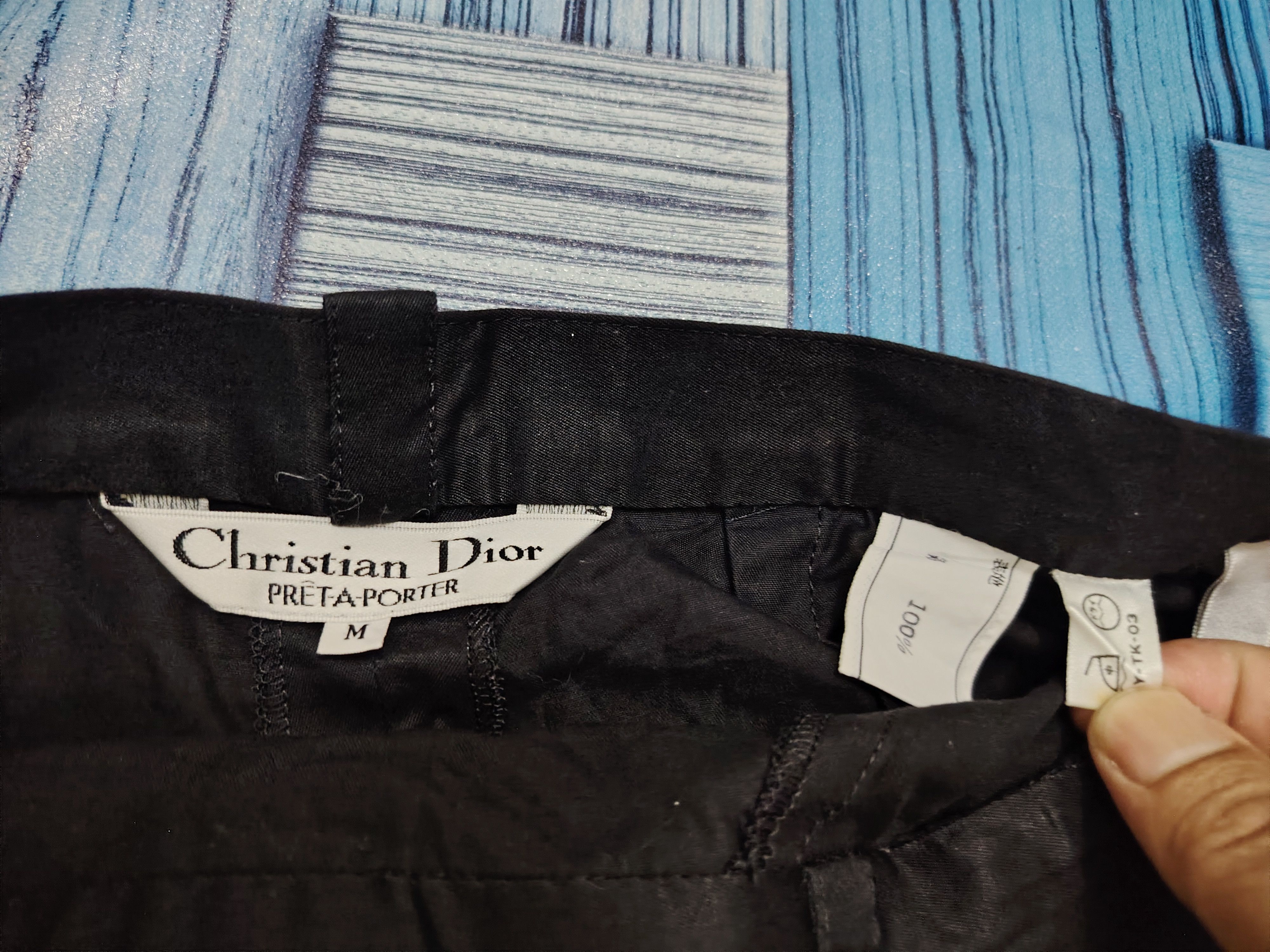 Dior Vtg Rare Japan Christian Dior Relaxed Pants Size 25" / US 0 / IT 36 - 9 Thumbnail