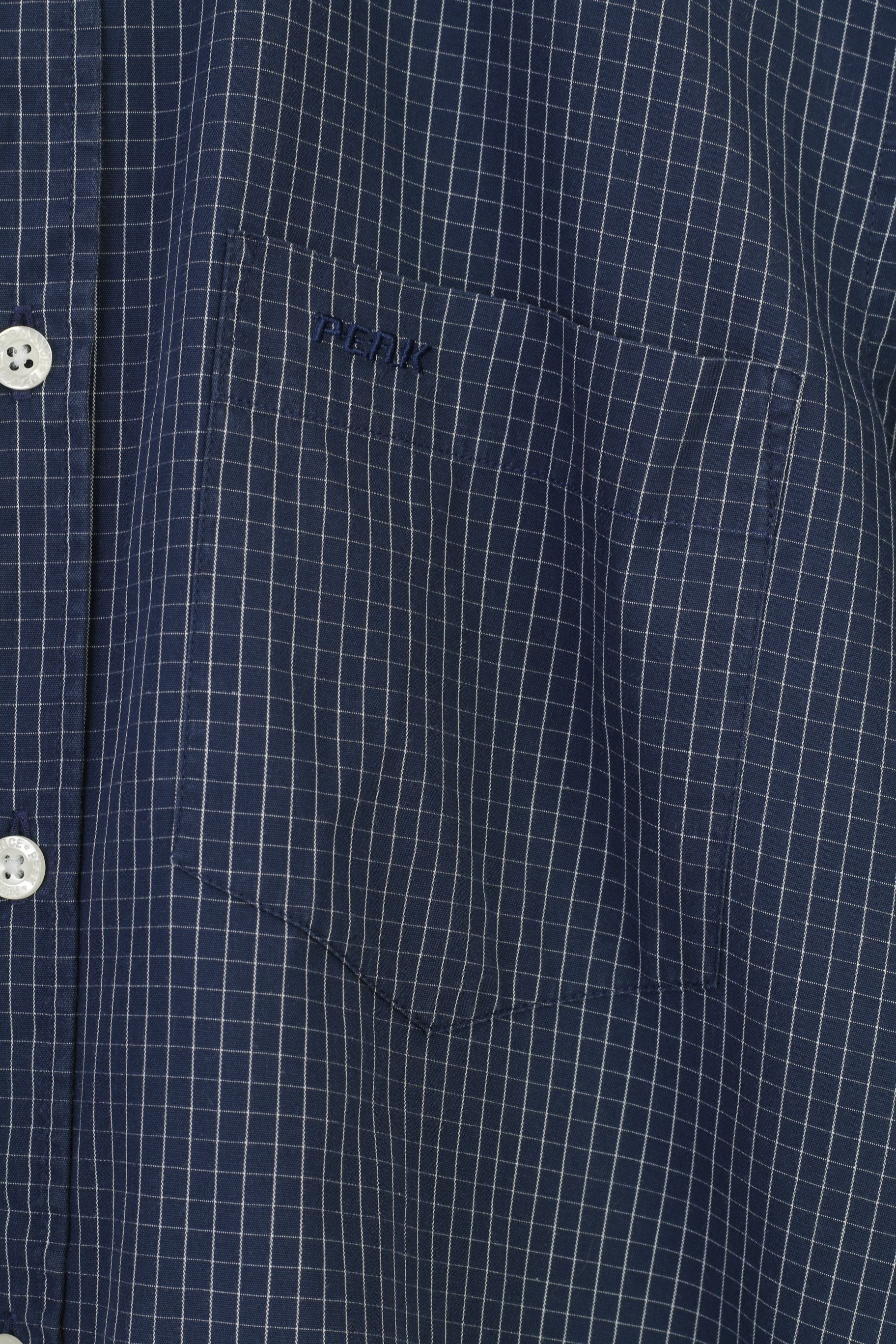 Peak Performance Peak Performance Men S Casual Shirt Blue Cotton 11172 Size US S / EU 44-46 / 1 - 5 Thumbnail