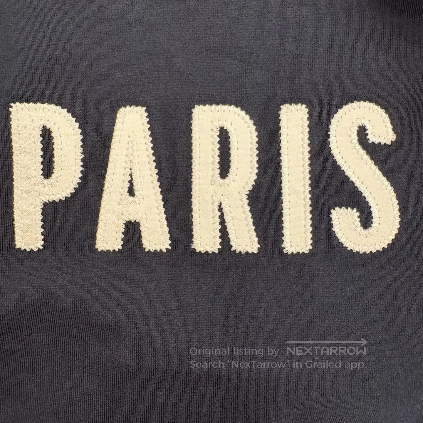 Celine CELINE Indigo-spotted slogan strapless tank top Size L / US 10 / IT 46 - 6 Thumbnail