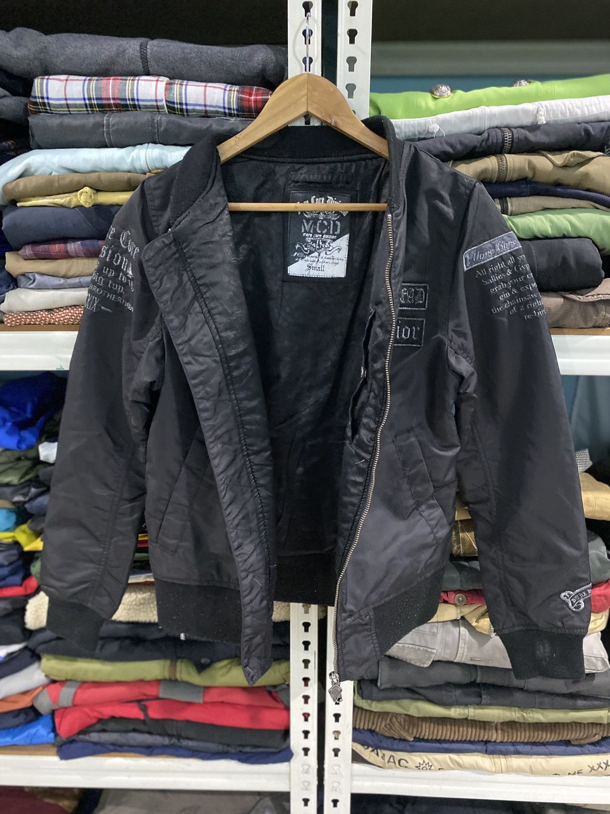 Seditionaries More Core Division Anarchy Embroidery Logo Bomber Jacket Size US S / EU 44-46 / 1 - 3 Thumbnail
