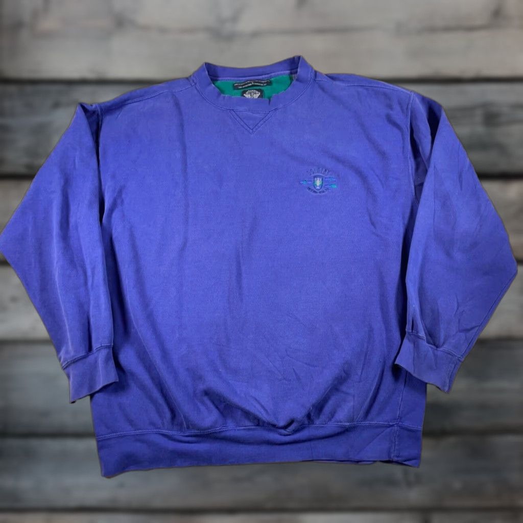 Dockers VINTAGE Dockers x Levi's Sweatshirt Shirt Adult Large Blue Crewneck Oversized 90s Preppy Embroidered Mens Size US L / EU 52-54 / 3 - 1 Thumbnail