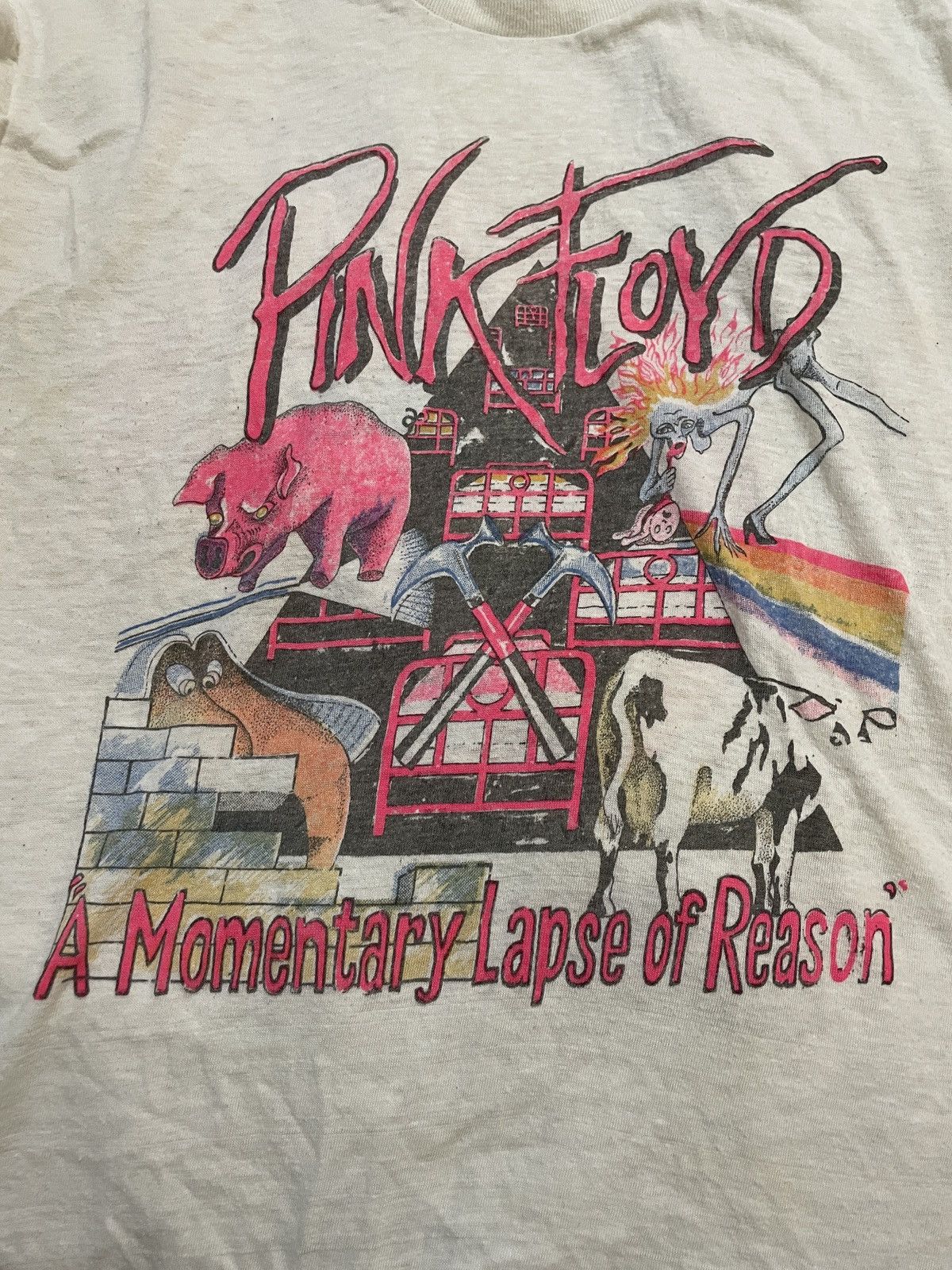 Vintage 1988 Pink Floyd A Momentary Lapse of Reason Tour Sz S Size US S / EU 44-46 / 1 - 5 Thumbnail