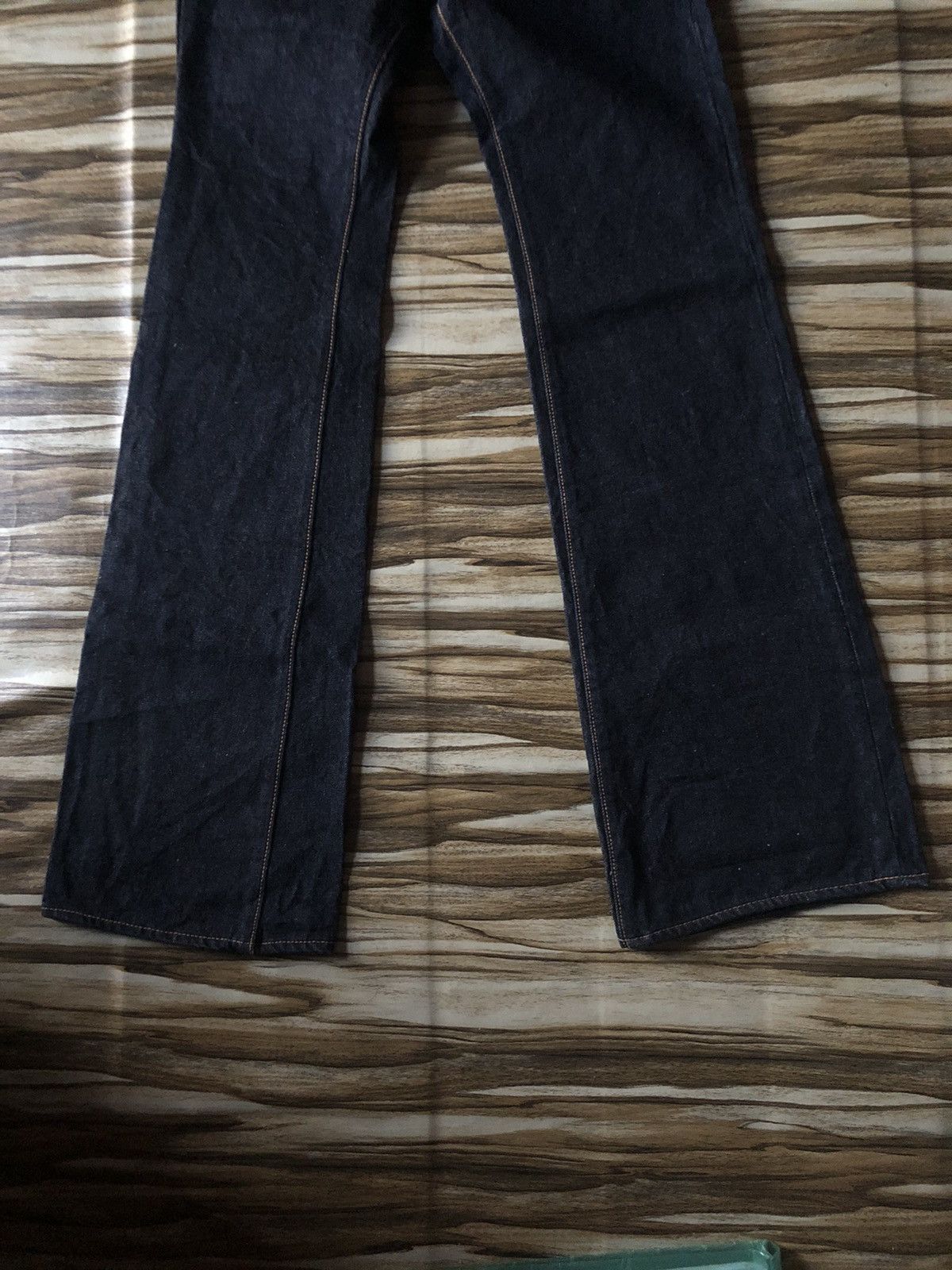 Samurai Jeans NOS Lot RB587XX JeTexas Indigo Denim Samurai Flare Baggy Size US 29 - 3 Thumbnail