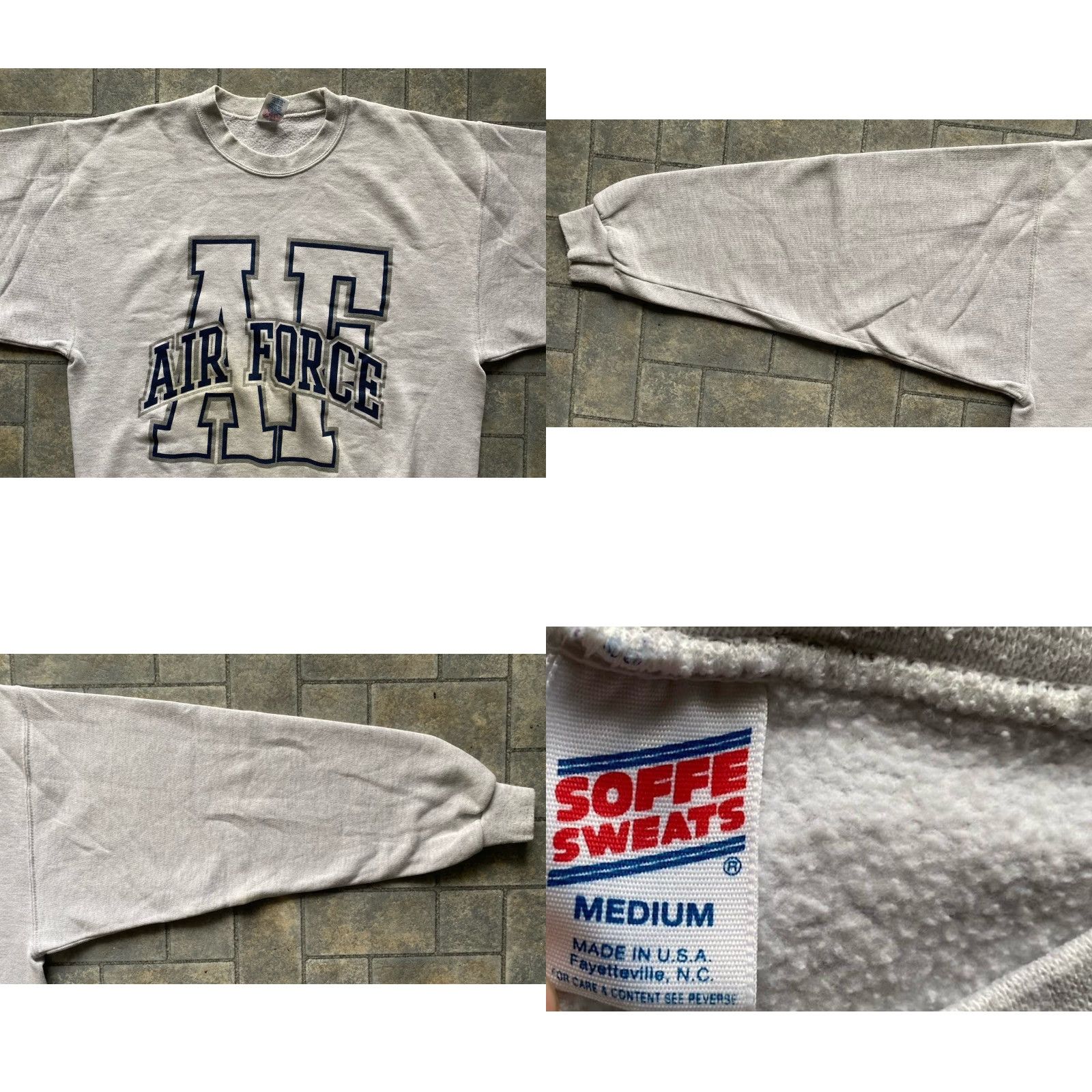 Soffe VINTAGE Soffe Sweatshirt Sweatshirt Men’s M Gray USA Made In USA Size US M / EU 48-50 / 2 - 8 Thumbnail