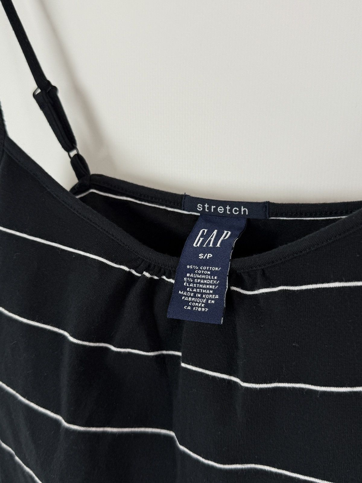 Gap Y2K Vintage Gap Stretch Cotton Stripped Cami Top S Size S / US 4 / IT 40 - 2 Thumbnail