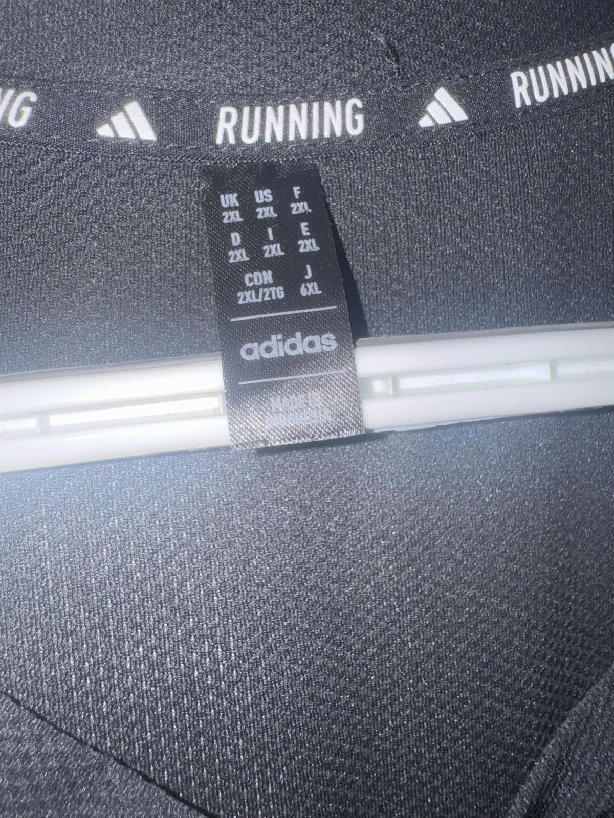 Adidas Adidas Black Running Tee Size US XXL / EU 58 / 5 - 2 Thumbnail