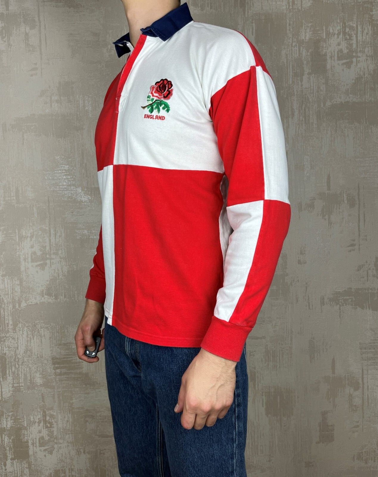 Canterbury of New Zealand Vintage England Rugby Green Bay Shirt Jersey Cotton Size US M / EU 48-50 / 2 - 4 Thumbnail