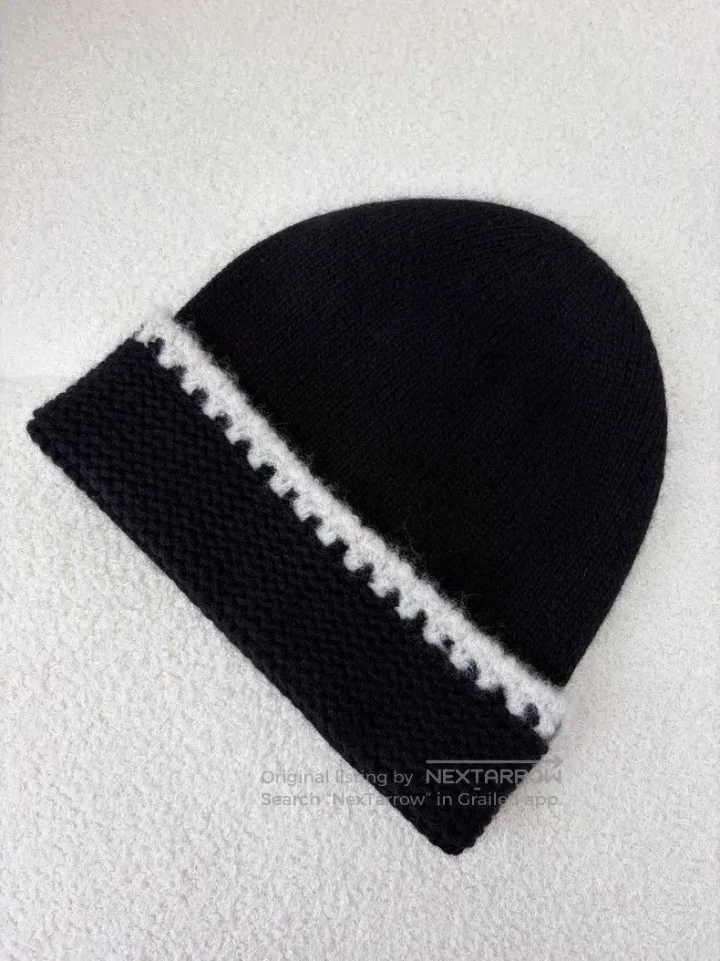 Chanel Chanel Classic black and white wavy pattern classic double Size ONE SIZE - 2 Thumbnail