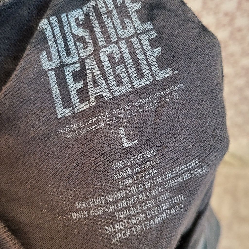 DC DC comics justice league black grey tie dye tshirt large Size US L / EU 52-54 / 3 - 6 Thumbnail