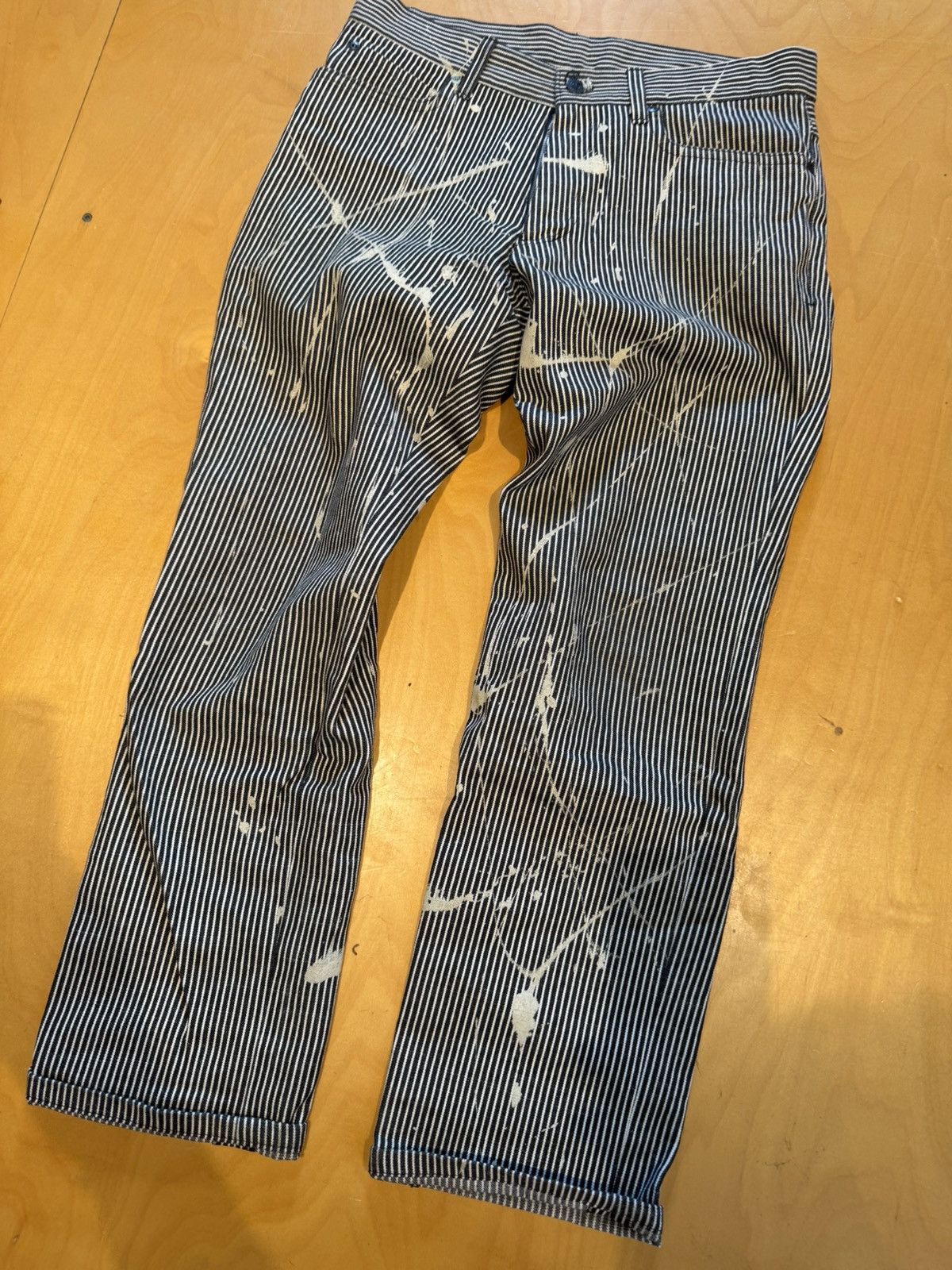 Other Monseuir nicole vintage cropped hickory striped pants Size US 30 / EU 46 - 2 Thumbnail