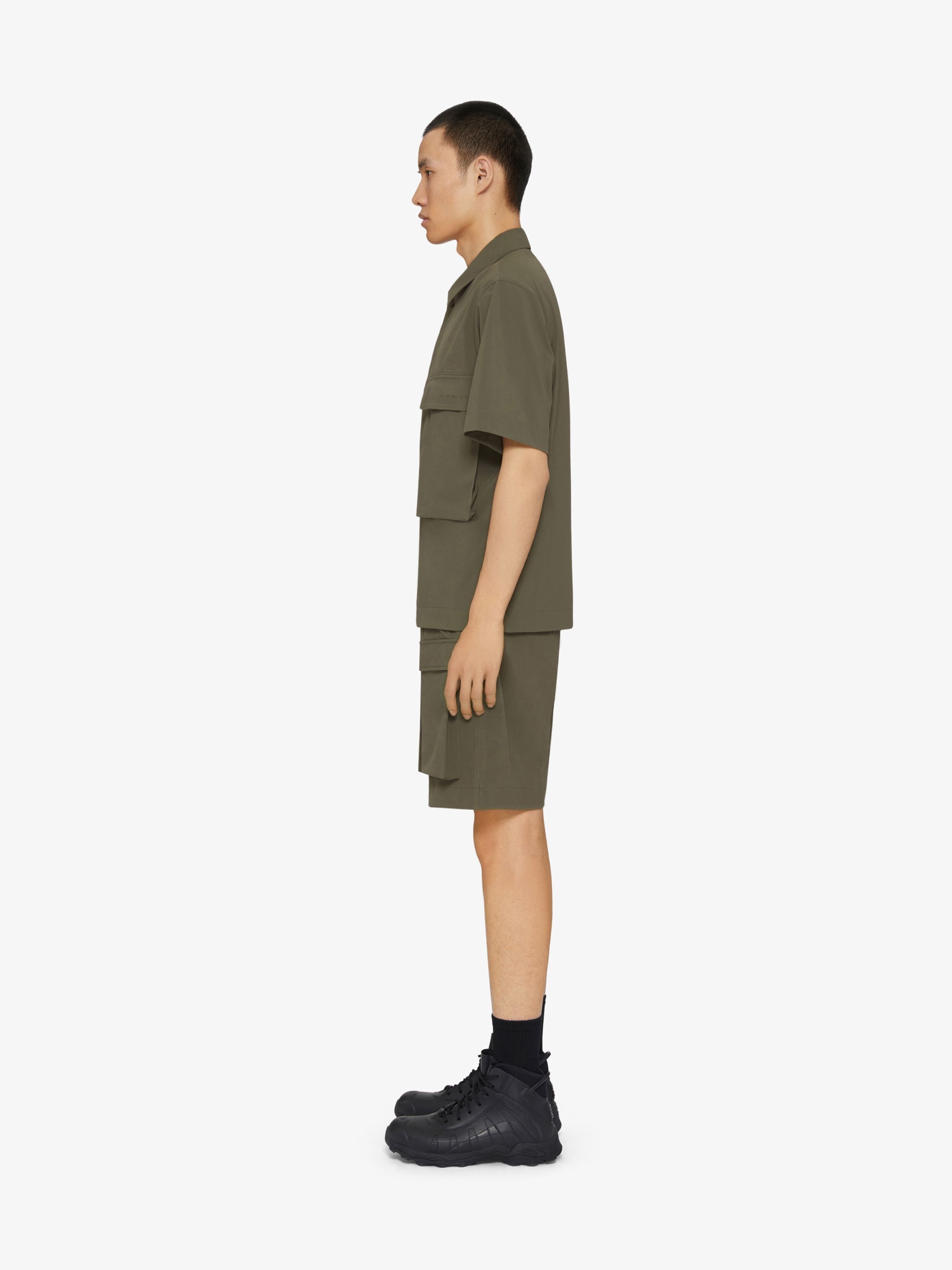 Givenchy o1w1db10925 Military Spirit Short With Elastic in Green Size US 34 / EU 50 - 3 Thumbnail
