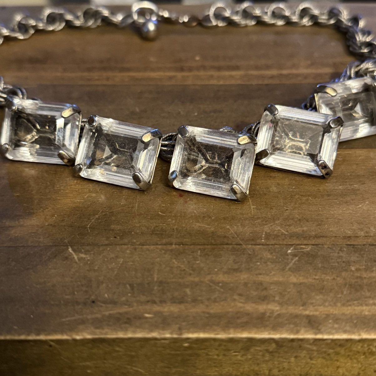 Other Lulu Frost chunky cable link clear stone statement necklace Size ONE SIZE - 3 Thumbnail