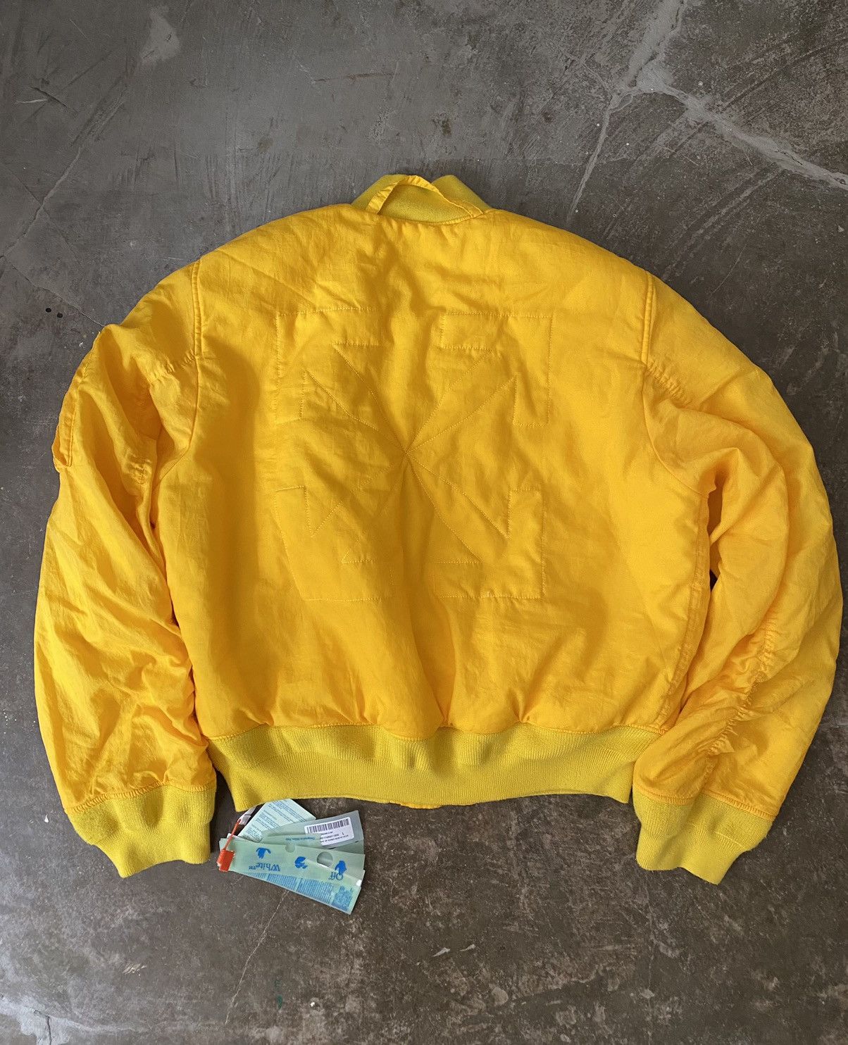 Off-White Off-White Yellow Bomber Jacket Kapital Post Archive Fraction Size US L / EU 52-54 / 3 - 6 Thumbnail