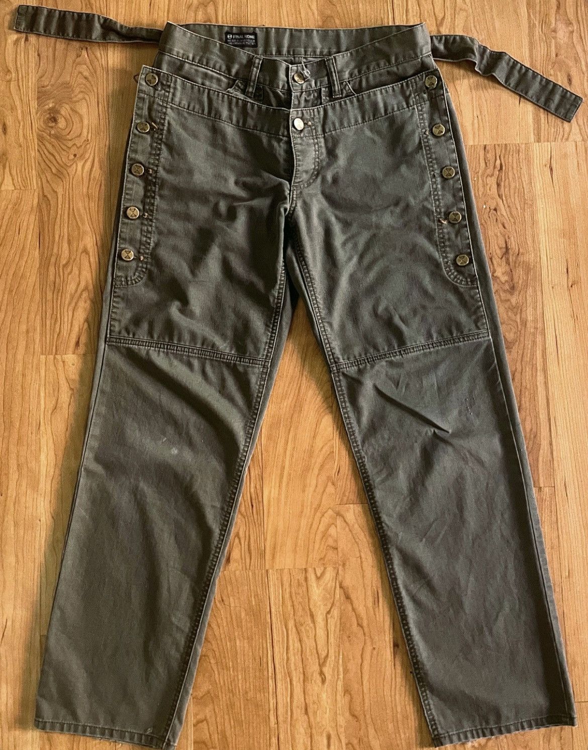 Final Home Final Home Double Waisted Pants Size US 30 / EU 46 - 2 Thumbnail
