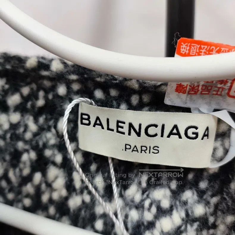 Balenciaga Balenciaga Wool Long Sleeve Gray Size US M / EU 48-50 / 2 - 3 Thumbnail